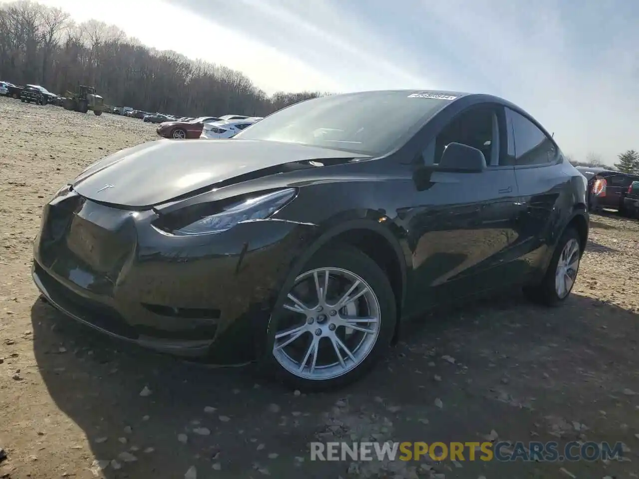 1 Photograph of a damaged car 7SAYGDEE5PA125100 TESLA MODEL Y 2023