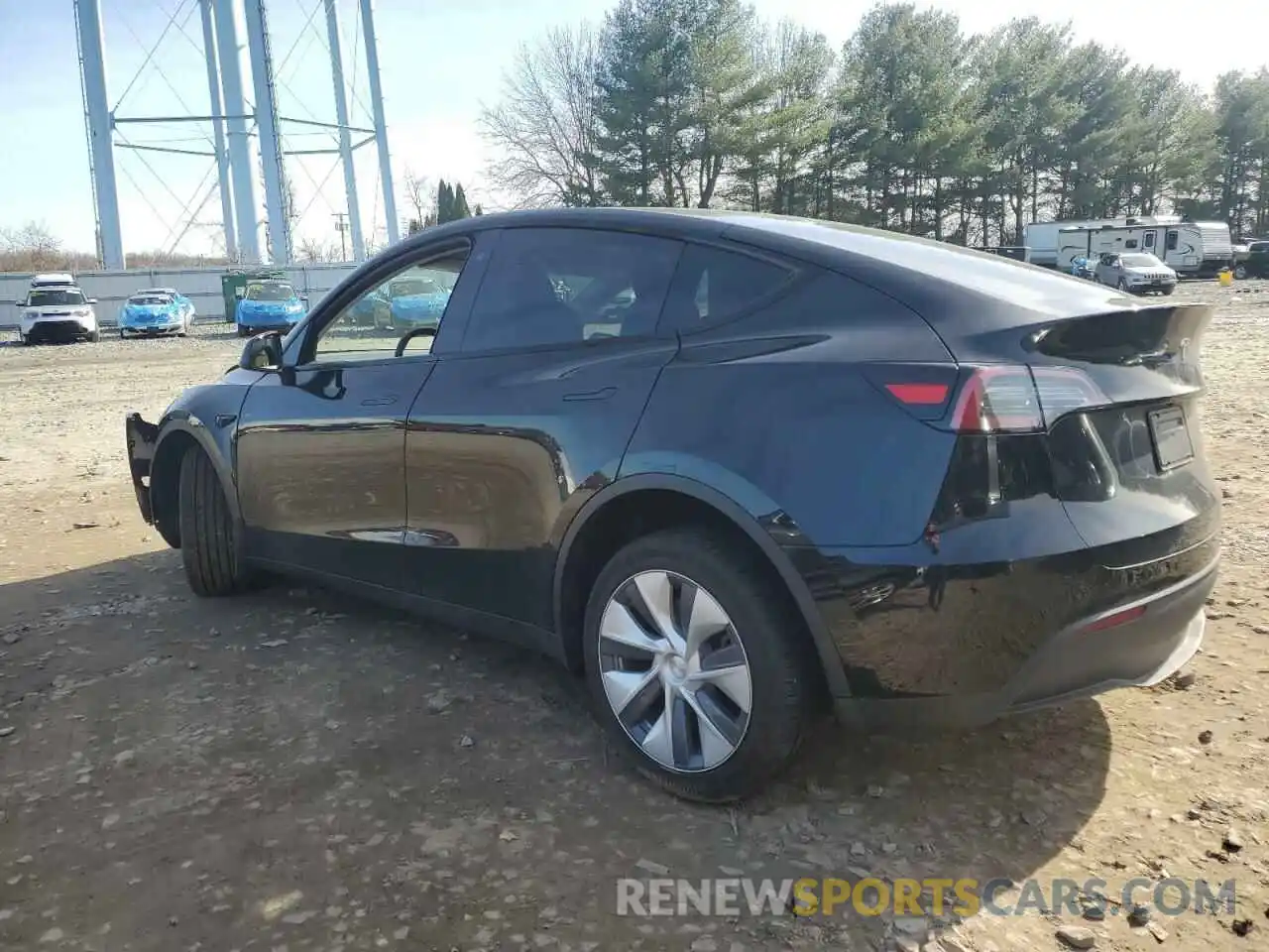 2 Photograph of a damaged car 7SAYGDEE5PA125100 TESLA MODEL Y 2023