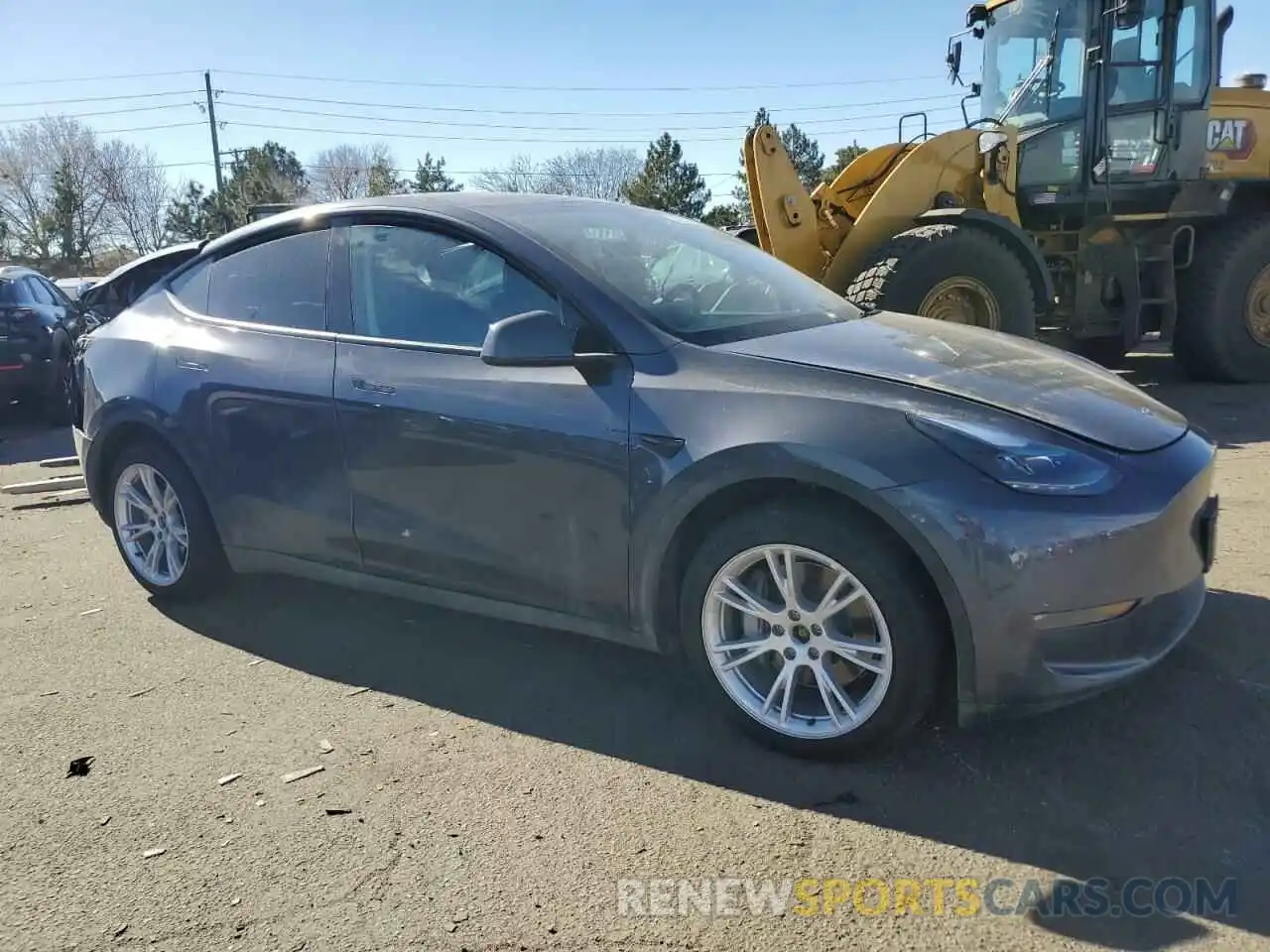 4 Фотография поврежденного автомобиля 7SAYGDEE5PF609495 TESLA MODEL Y 2023