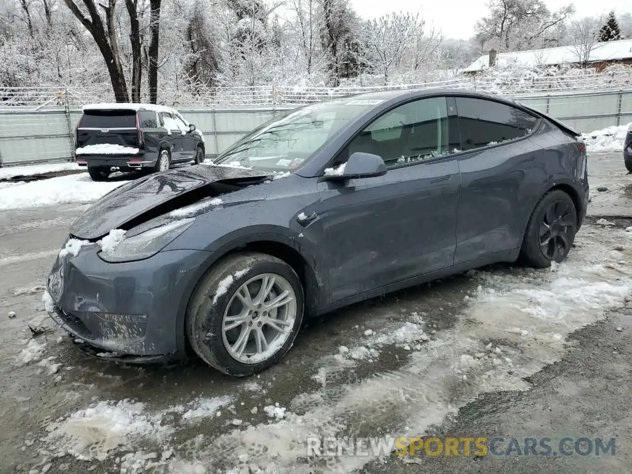 1 Фотография поврежденного автомобиля 7SAYGDEE5PF647468 TESLA MODEL Y 2023