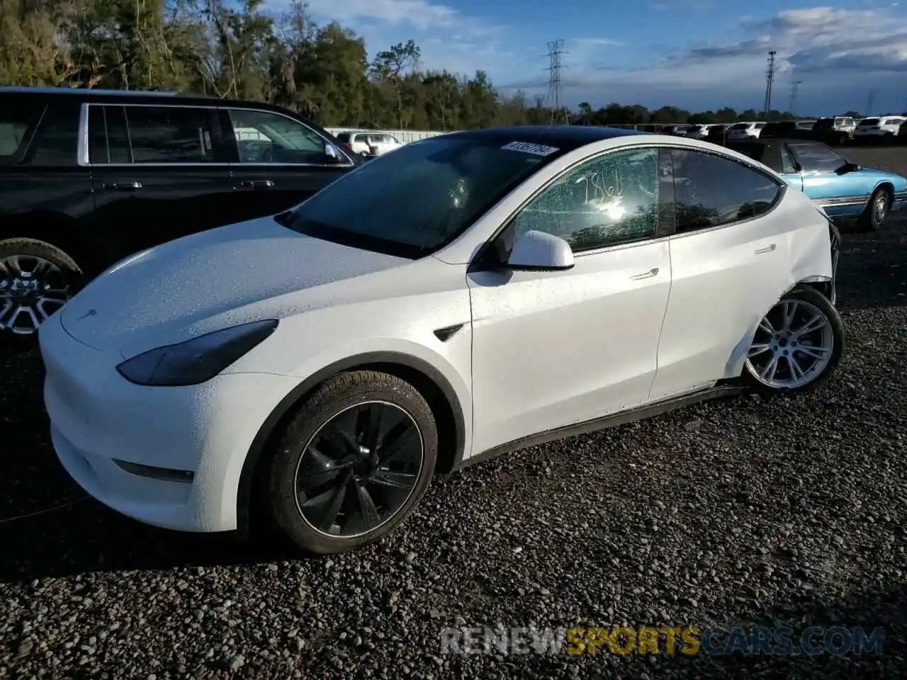 1 Photograph of a damaged car 7SAYGDEE5PF805565 TESLA MODEL Y 2023