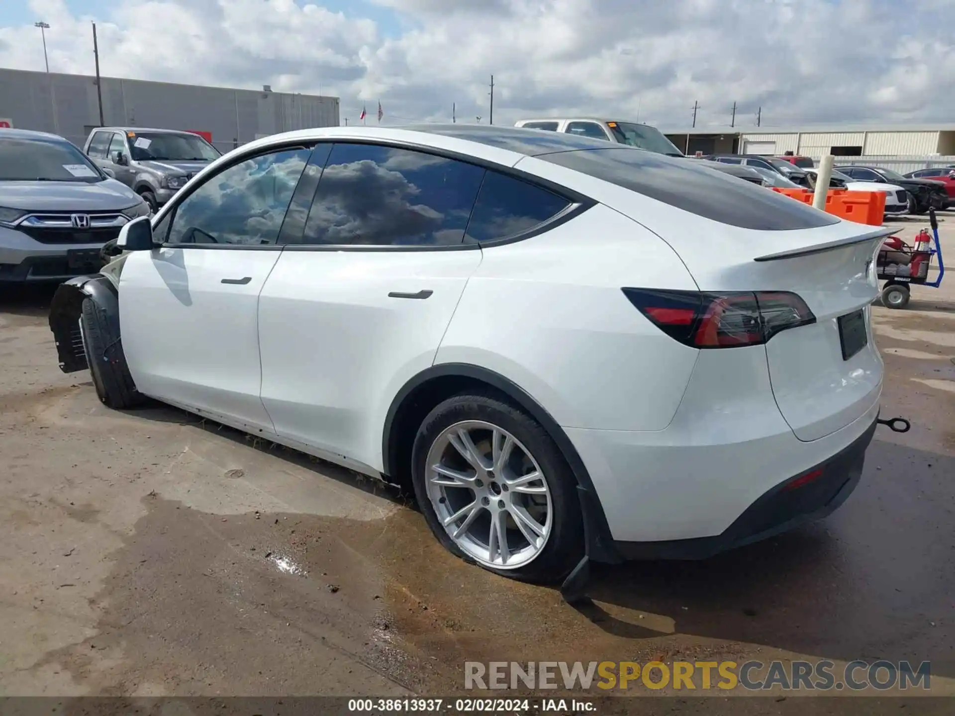 3 Photograph of a damaged car 7SAYGDEE5PF808417 TESLA MODEL Y 2023