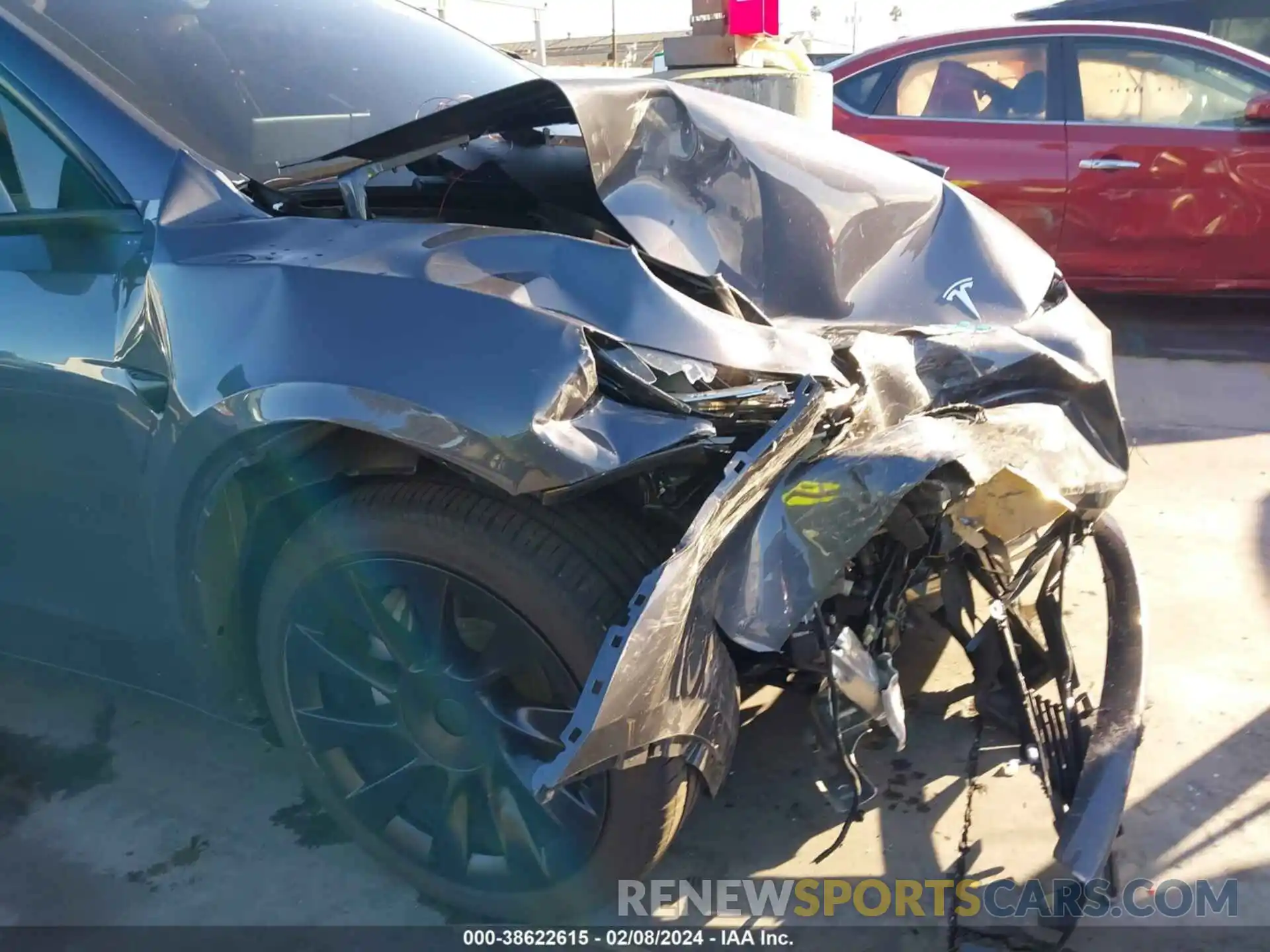 12 Photograph of a damaged car 7SAYGDEE5PF903365 TESLA MODEL Y 2023