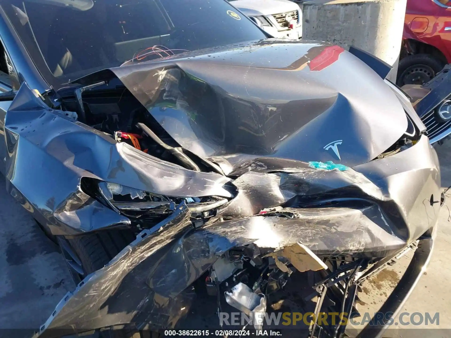 6 Фотография поврежденного автомобиля 7SAYGDEE5PF903365 TESLA MODEL Y 2023