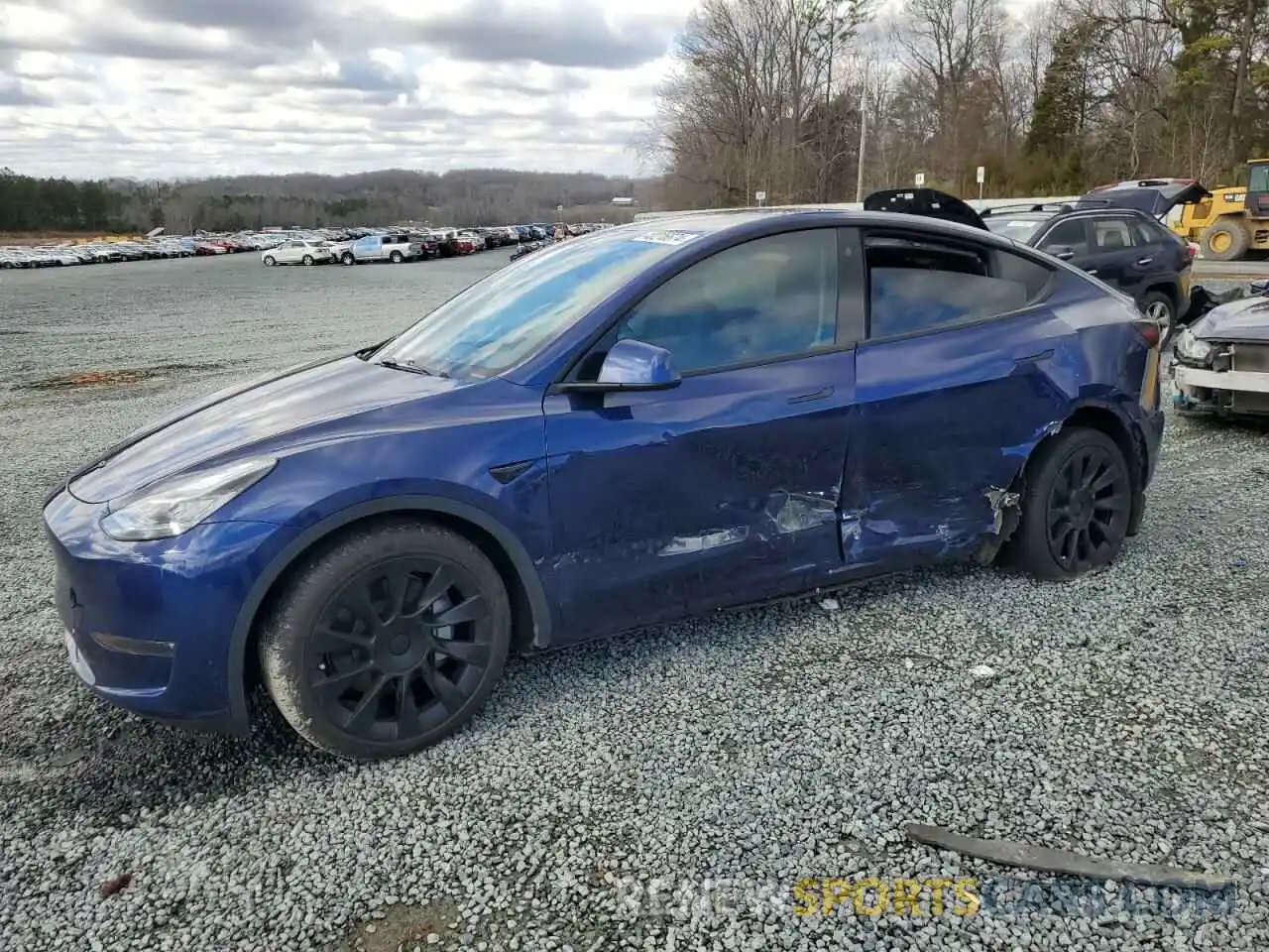 1 Photograph of a damaged car 7SAYGDEE6PA061973 TESLA MODEL Y 2023