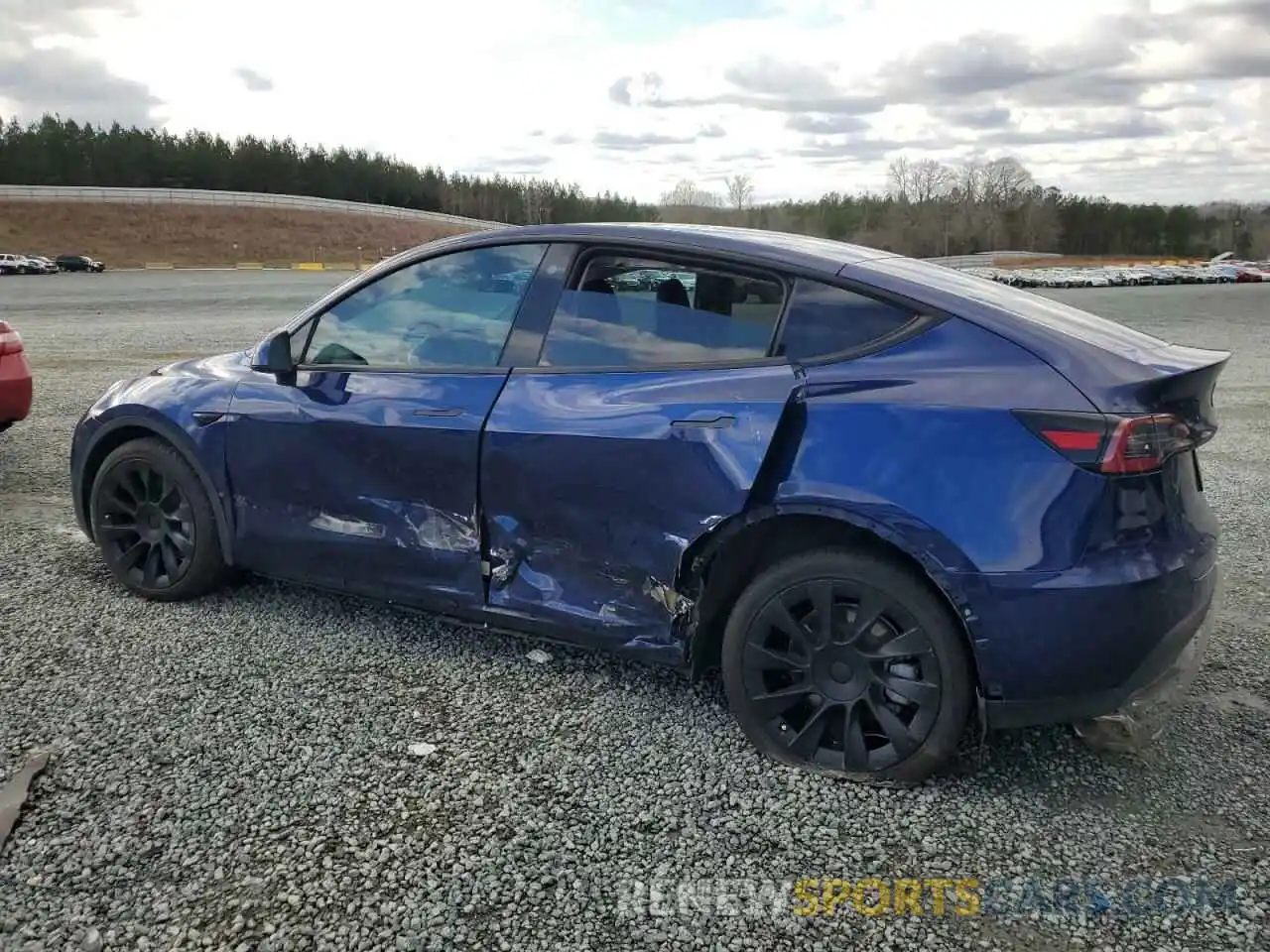 2 Photograph of a damaged car 7SAYGDEE6PA061973 TESLA MODEL Y 2023