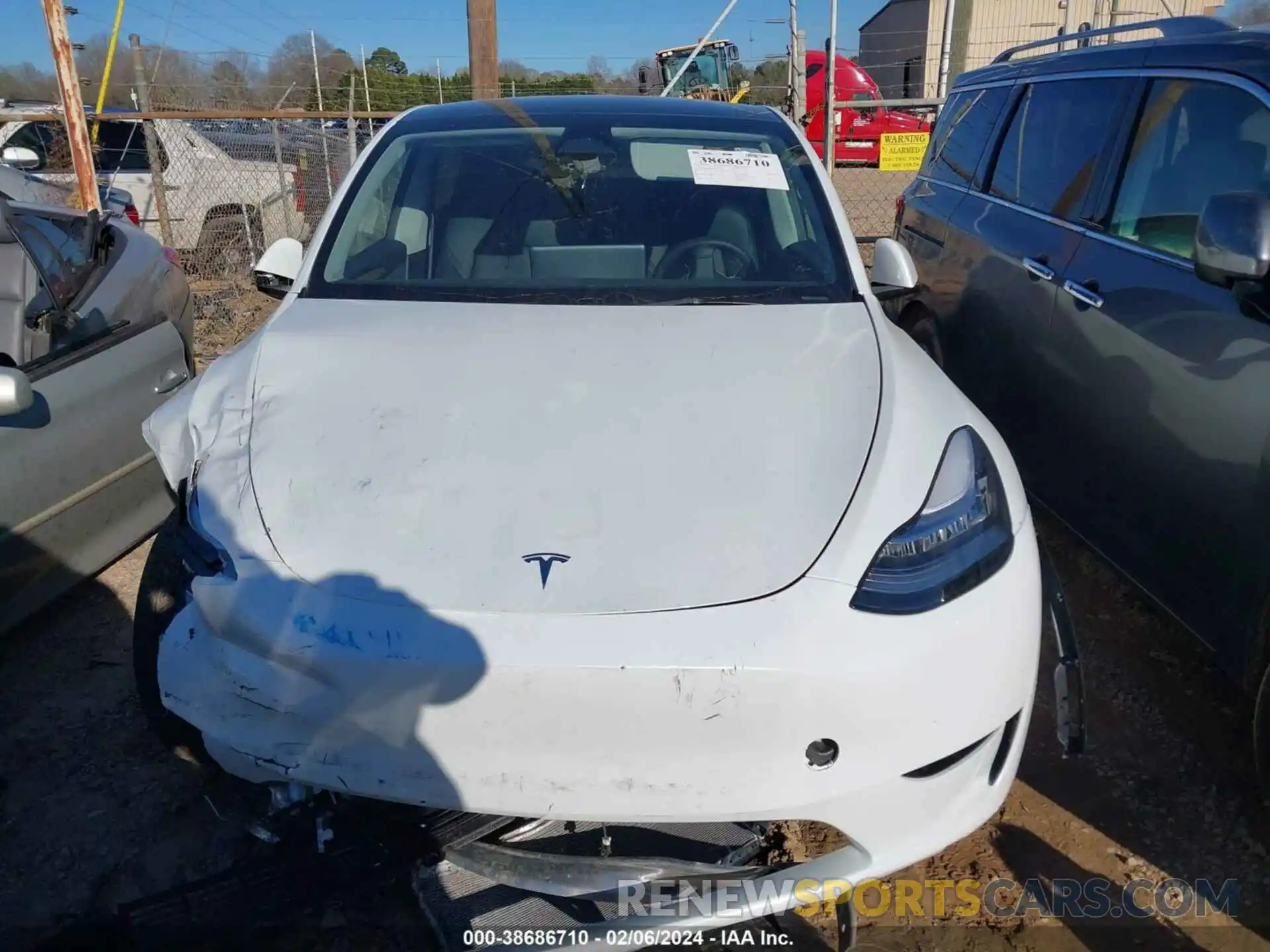 12 Photograph of a damaged car 7SAYGDEE6PA063822 TESLA MODEL Y 2023