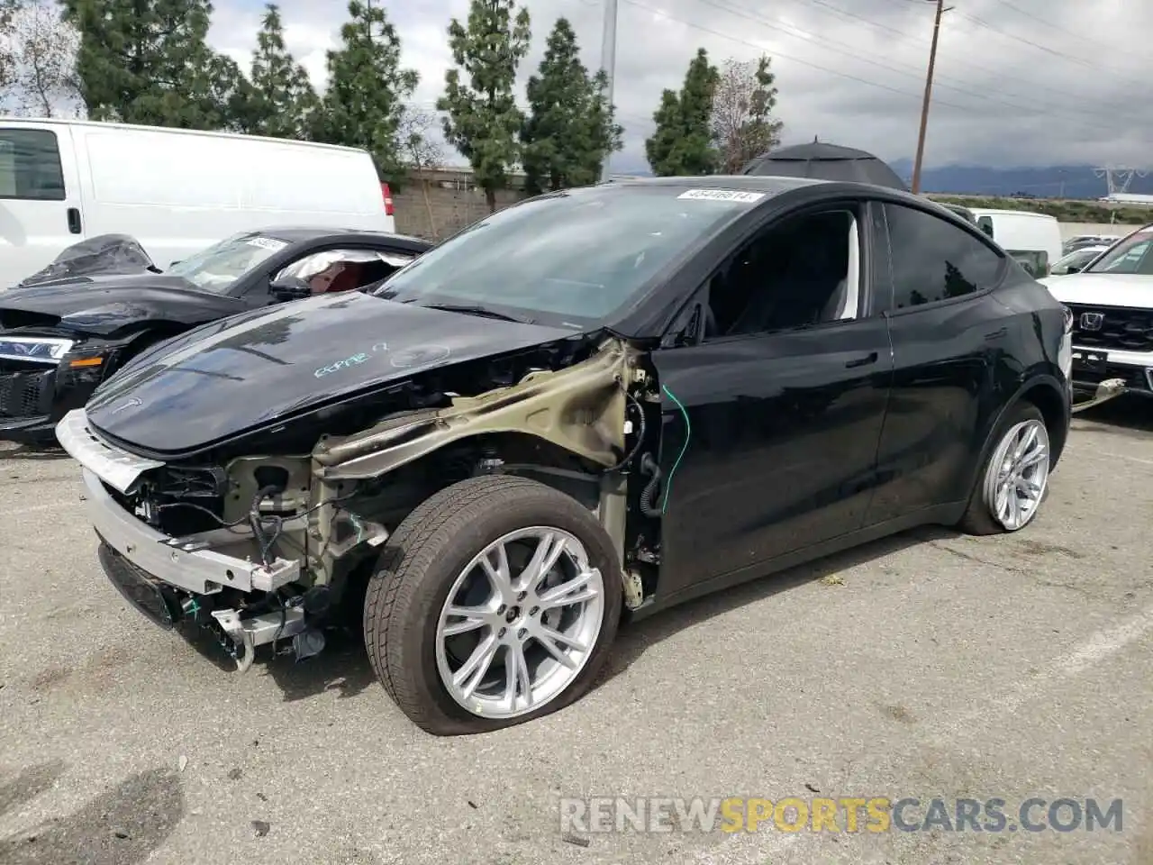 1 Photograph of a damaged car 7SAYGDEE6PA076909 TESLA MODEL Y 2023