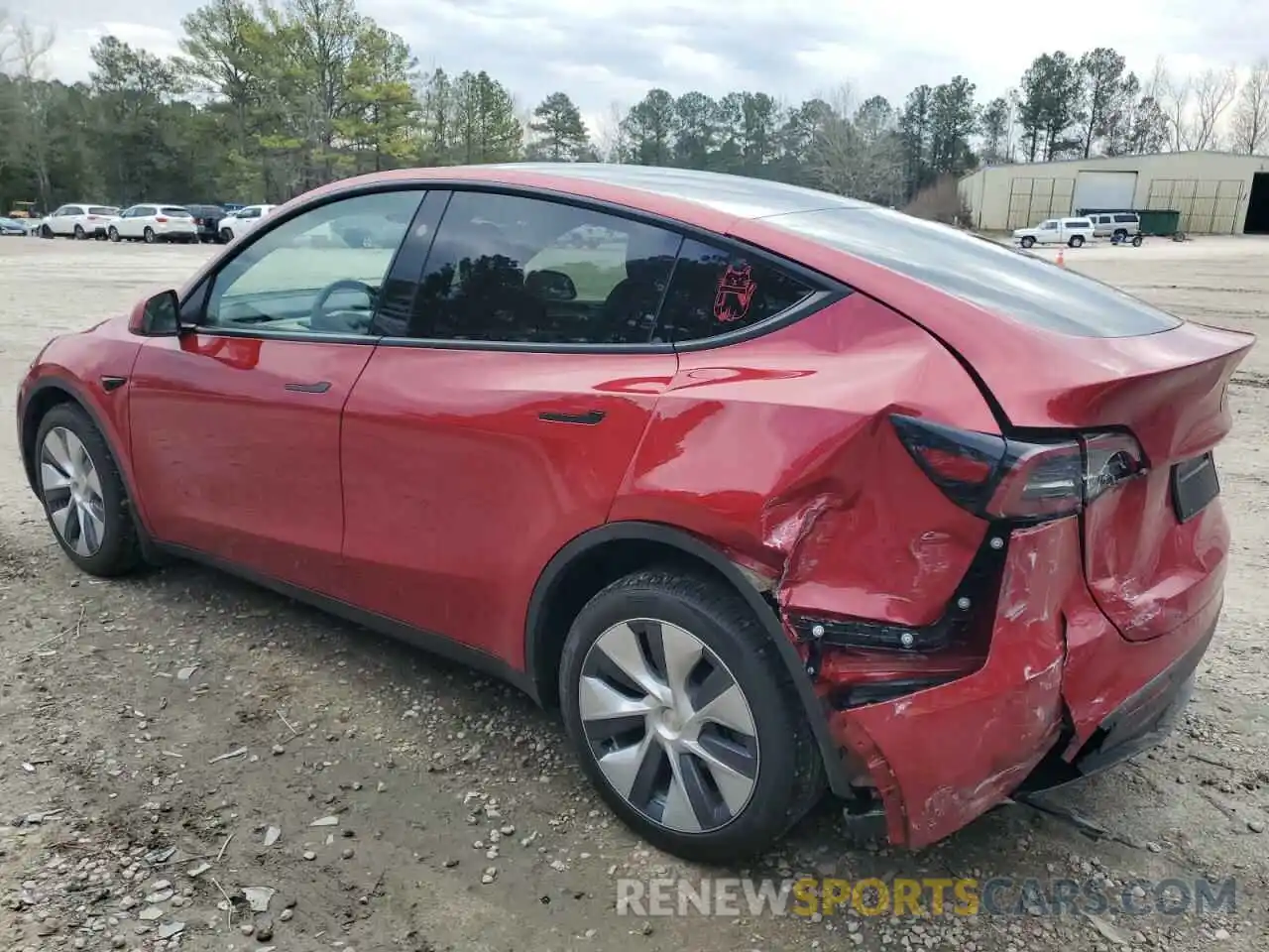 2 Photograph of a damaged car 7SAYGDEE6PA198041 TESLA MODEL Y 2023