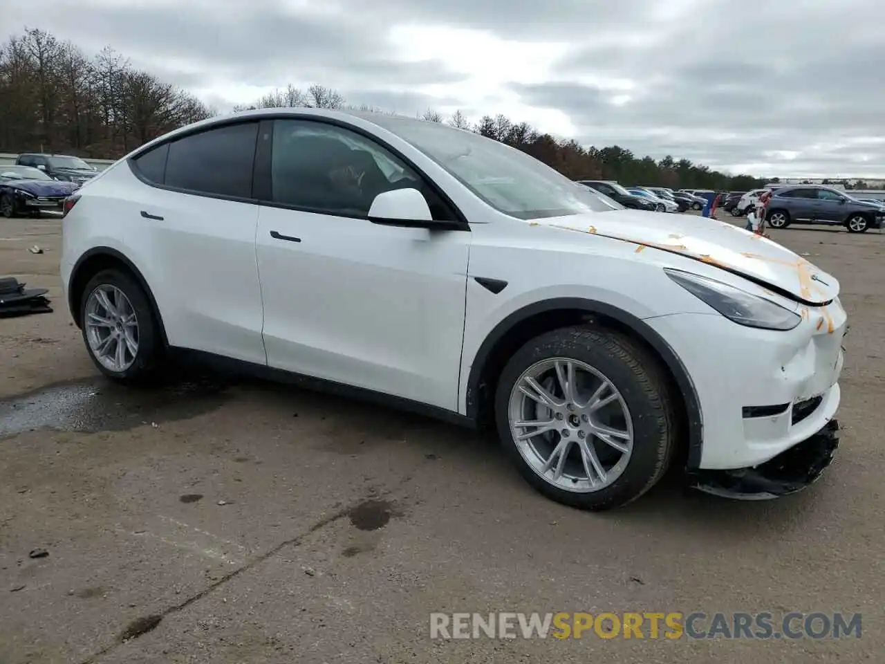 4 Фотография поврежденного автомобиля 7SAYGDEE6PF609683 TESLA MODEL Y 2023