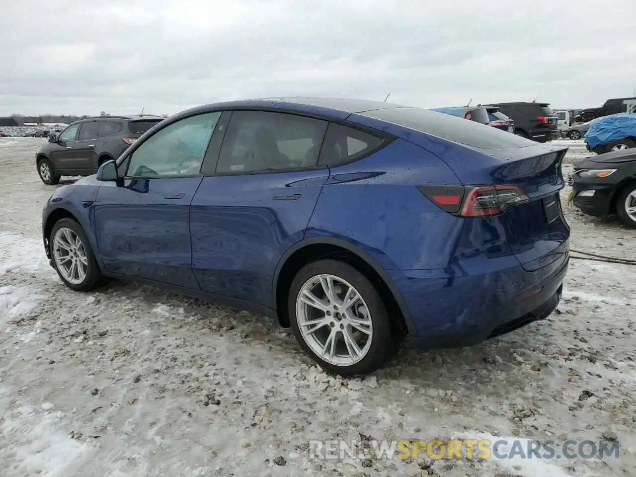 2 Photograph of a damaged car 7SAYGDEE6PF817224 TESLA MODEL Y 2023