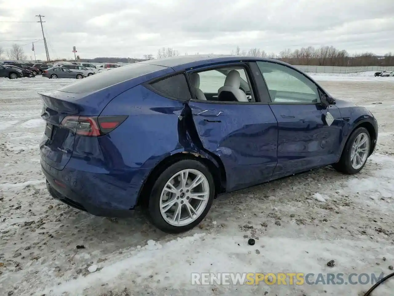 3 Photograph of a damaged car 7SAYGDEE6PF817224 TESLA MODEL Y 2023