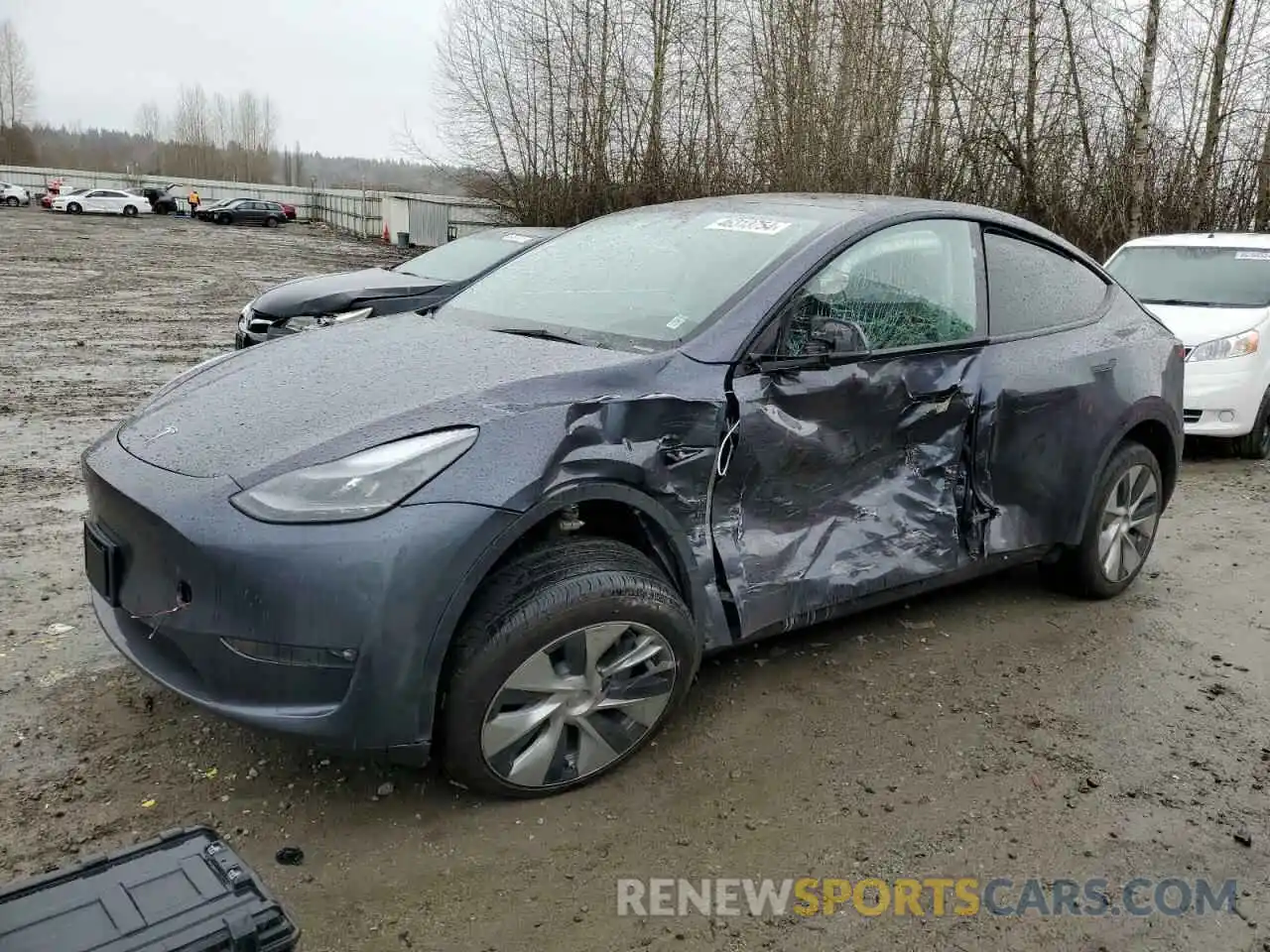 1 Фотография поврежденного автомобиля 7SAYGDEE6PF836498 TESLA MODEL Y 2023