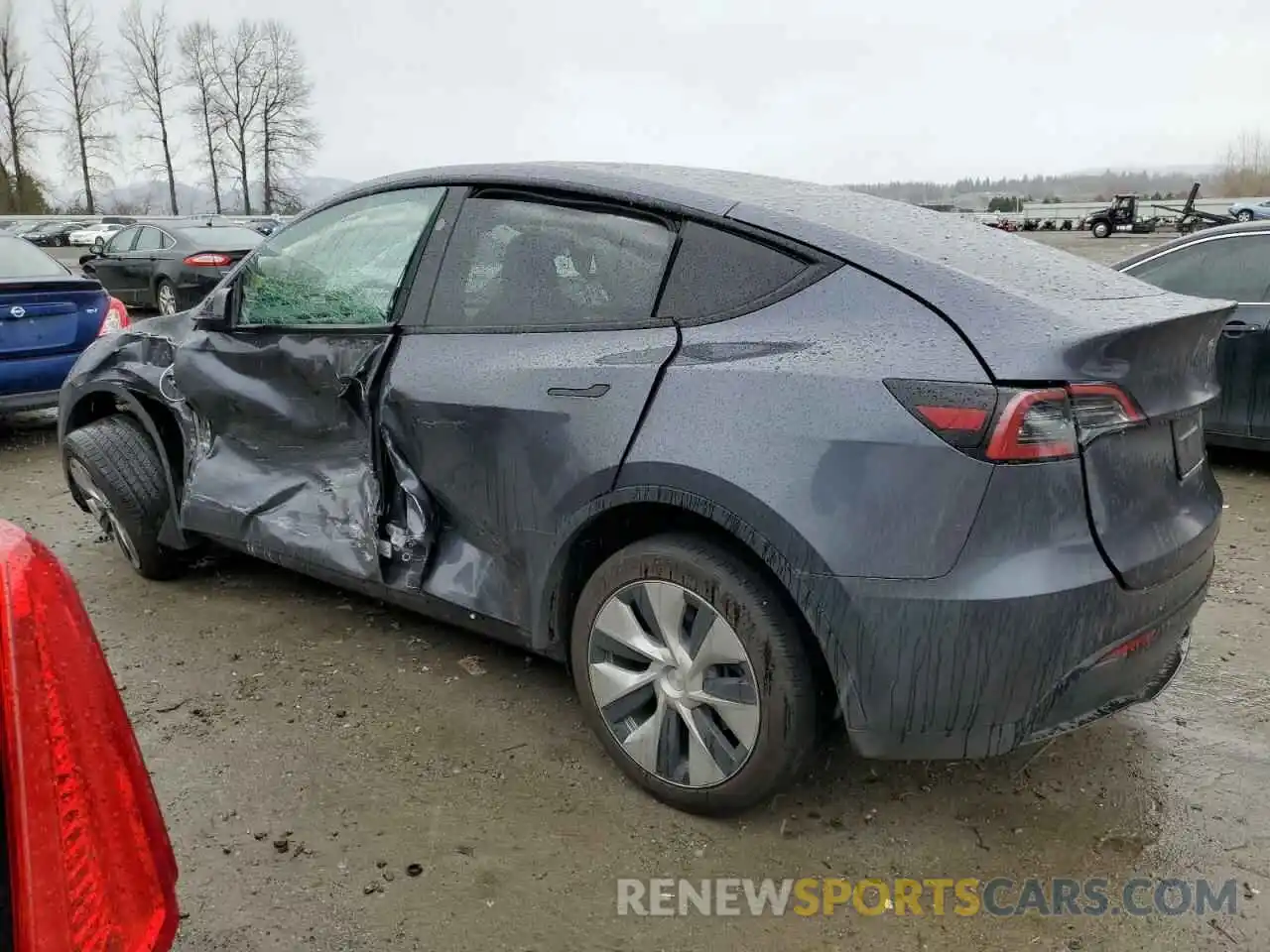 2 Photograph of a damaged car 7SAYGDEE6PF836498 TESLA MODEL Y 2023