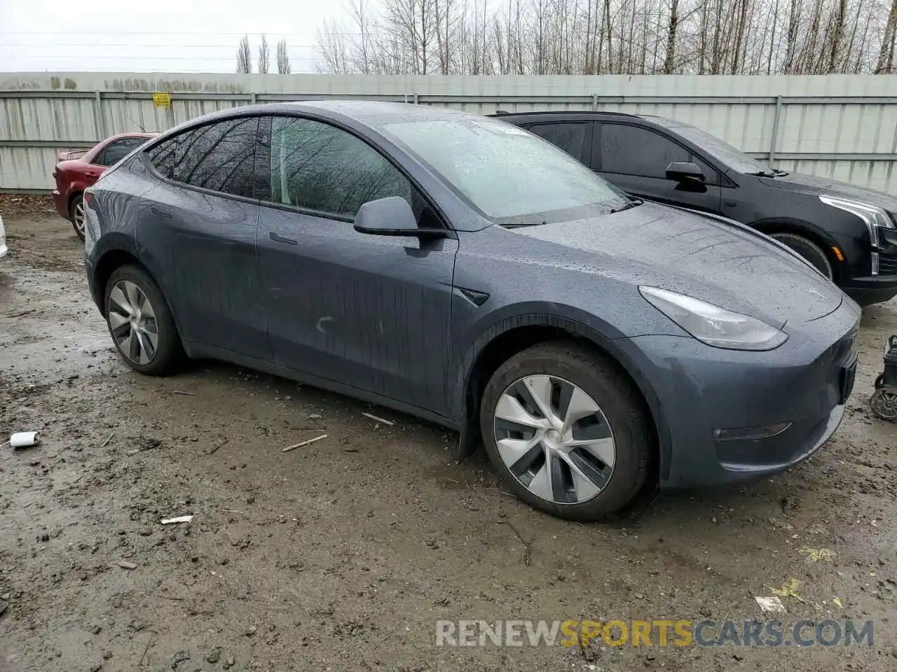 4 Фотография поврежденного автомобиля 7SAYGDEE6PF836498 TESLA MODEL Y 2023