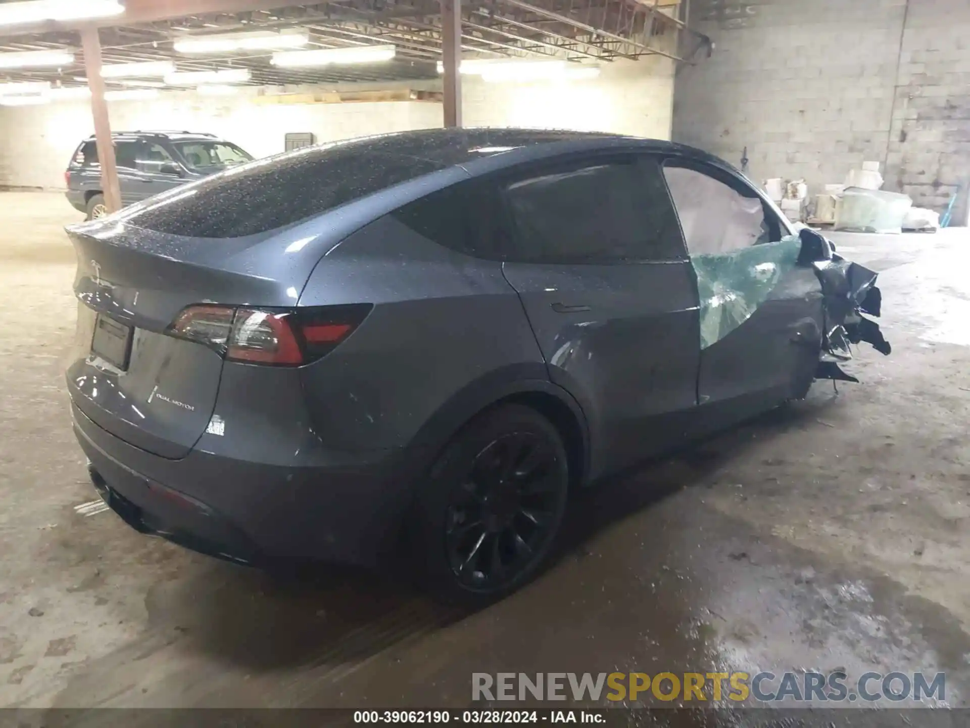 4 Фотография поврежденного автомобиля 7SAYGDEE7PA209693 TESLA MODEL Y 2023