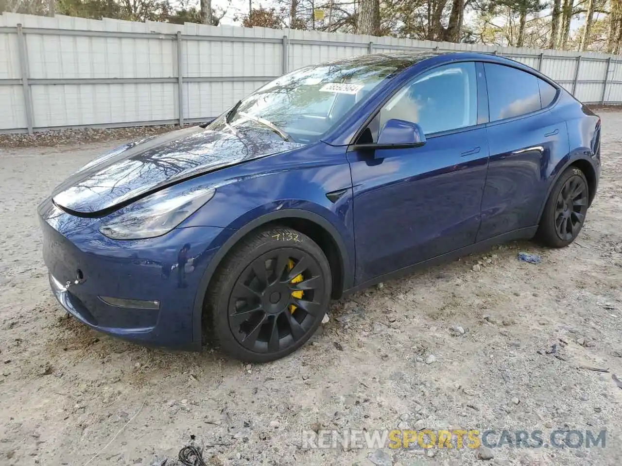 1 Фотография поврежденного автомобиля 7SAYGDEE7PF762900 TESLA MODEL Y 2023