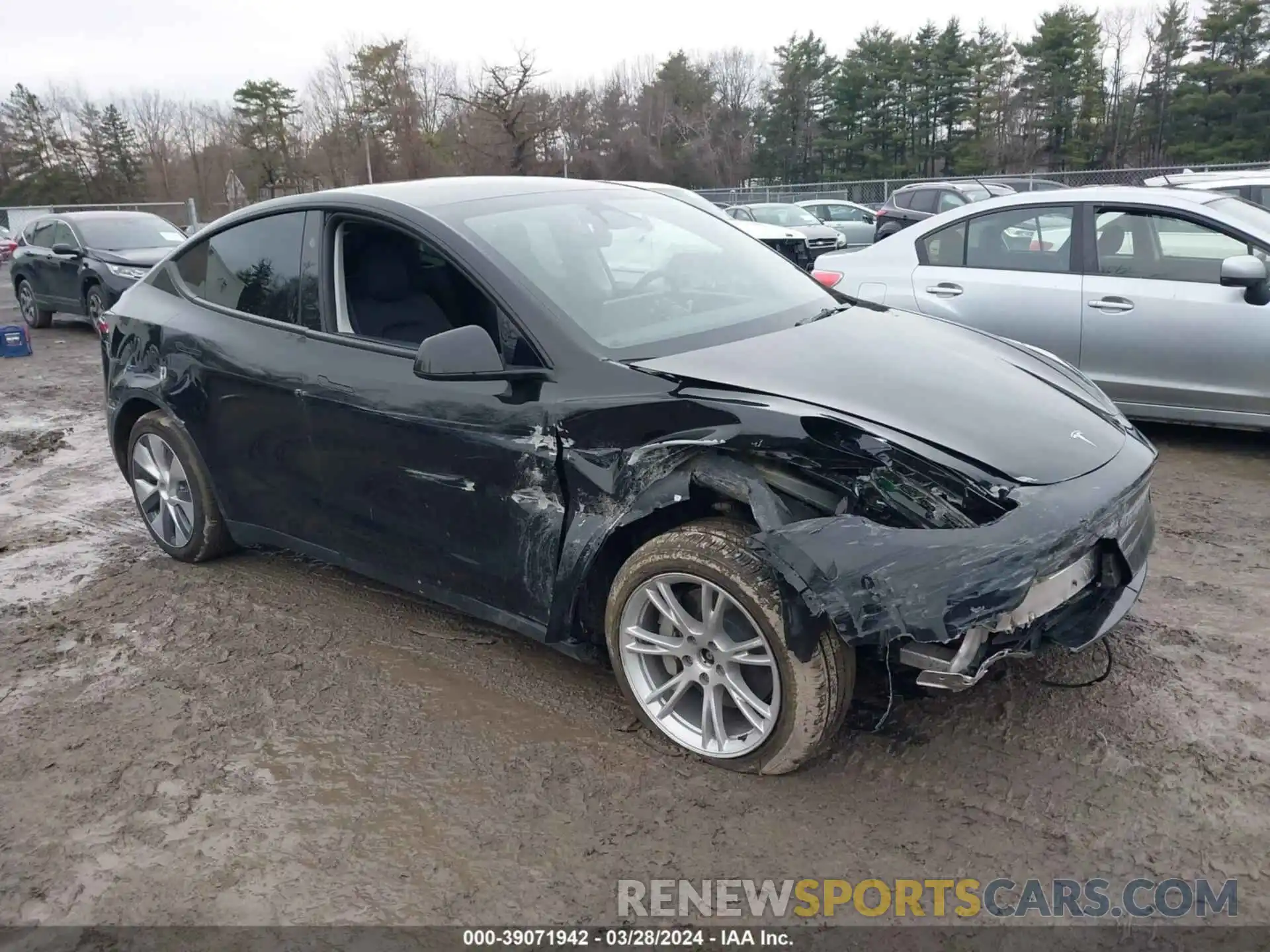 1 Photograph of a damaged car 7SAYGDEE7PF899061 TESLA MODEL Y 2023