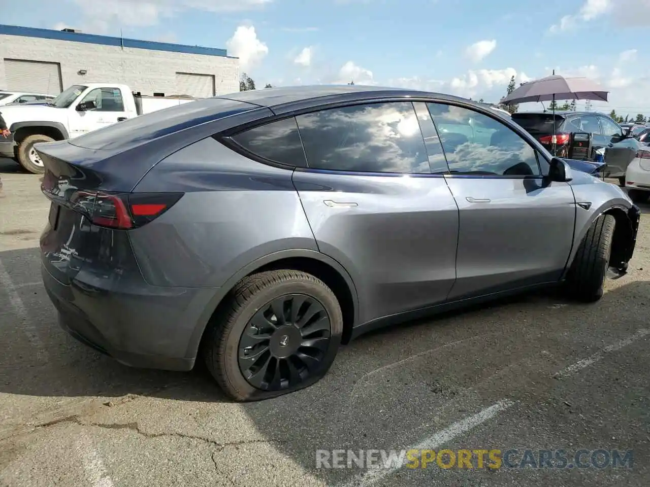 3 Photograph of a damaged car 7SAYGDEE8PA056130 TESLA MODEL Y 2023