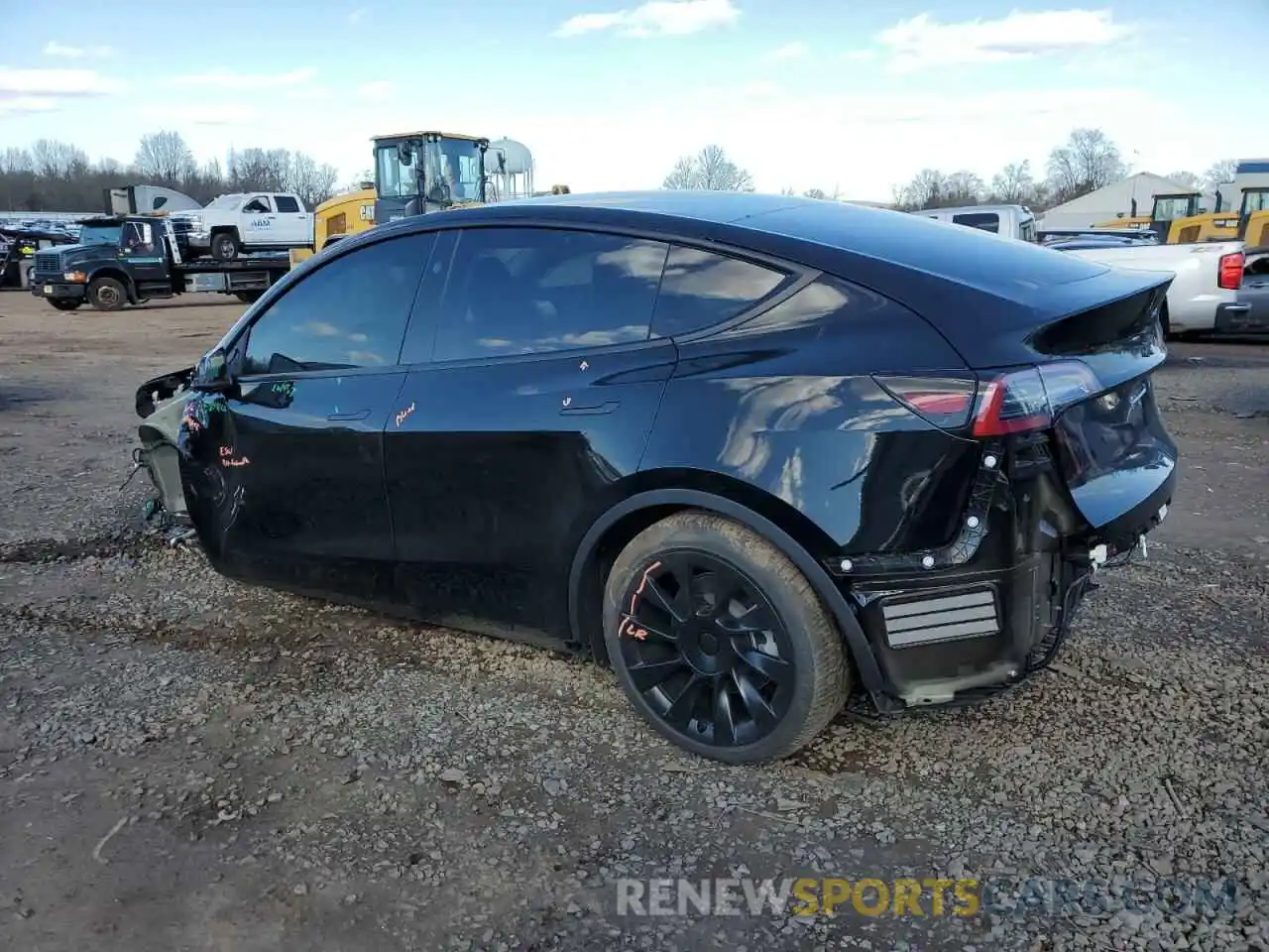 2 Фотография поврежденного автомобиля 7SAYGDEE8PA189907 TESLA MODEL Y 2023