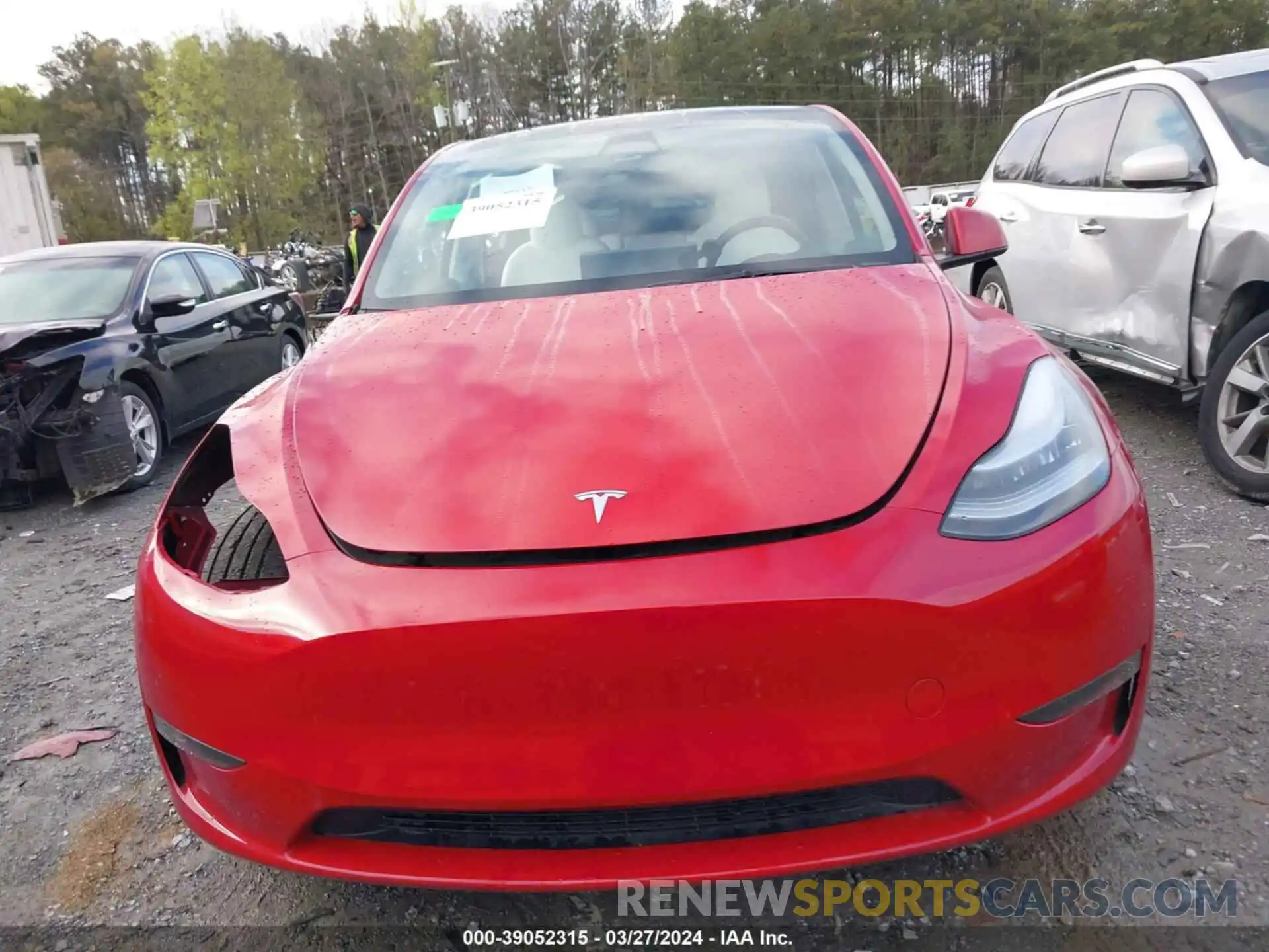 12 Фотография поврежденного автомобиля 7SAYGDEE8PF612391 TESLA MODEL Y 2023