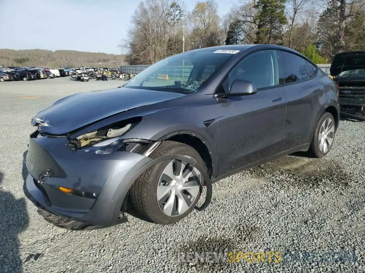 1 Photograph of a damaged car 7SAYGDEE8PF748908 TESLA MODEL Y 2023