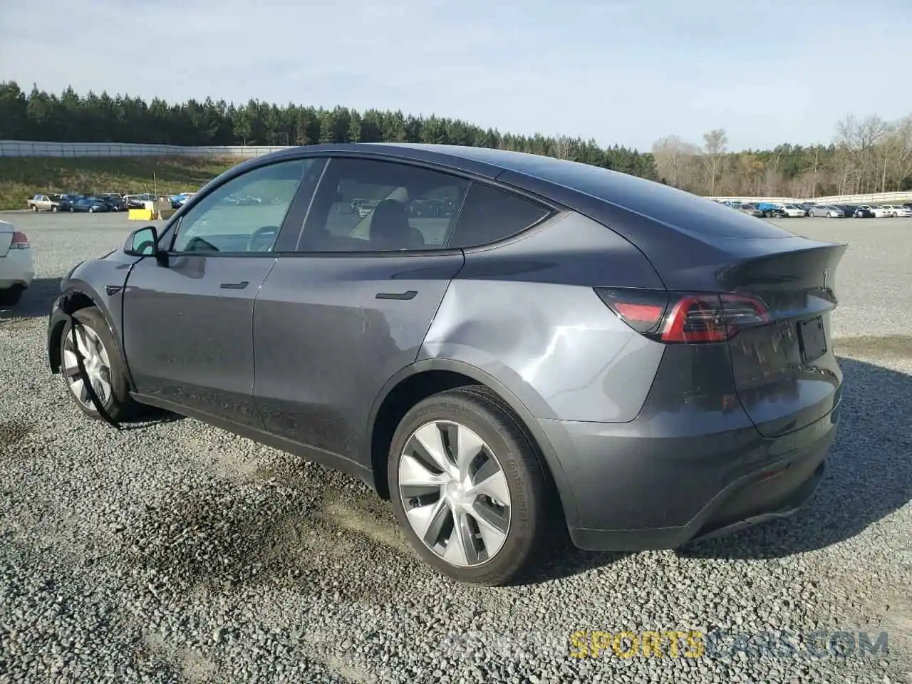 2 Photograph of a damaged car 7SAYGDEE8PF748908 TESLA MODEL Y 2023