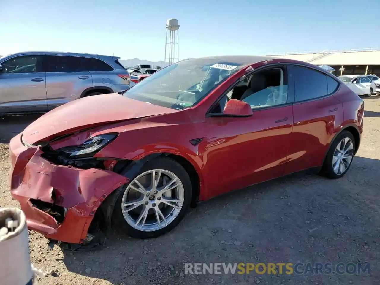 1 Photograph of a damaged car 7SAYGDEE8PF833599 TESLA MODEL Y 2023