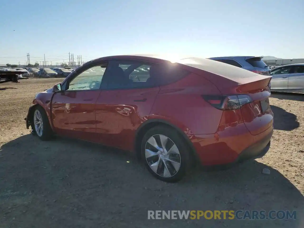 2 Photograph of a damaged car 7SAYGDEE8PF833599 TESLA MODEL Y 2023