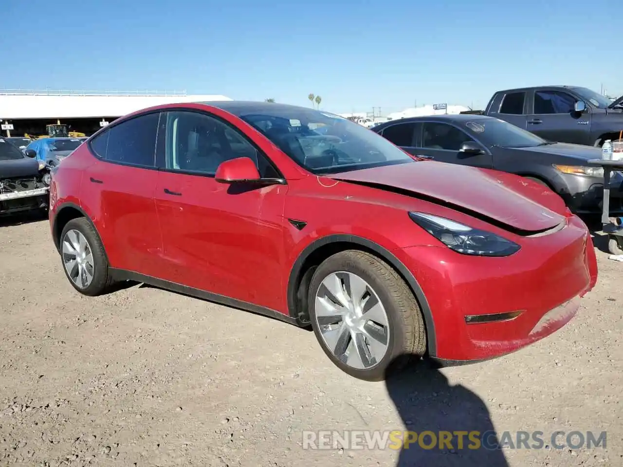 4 Photograph of a damaged car 7SAYGDEE8PF833599 TESLA MODEL Y 2023