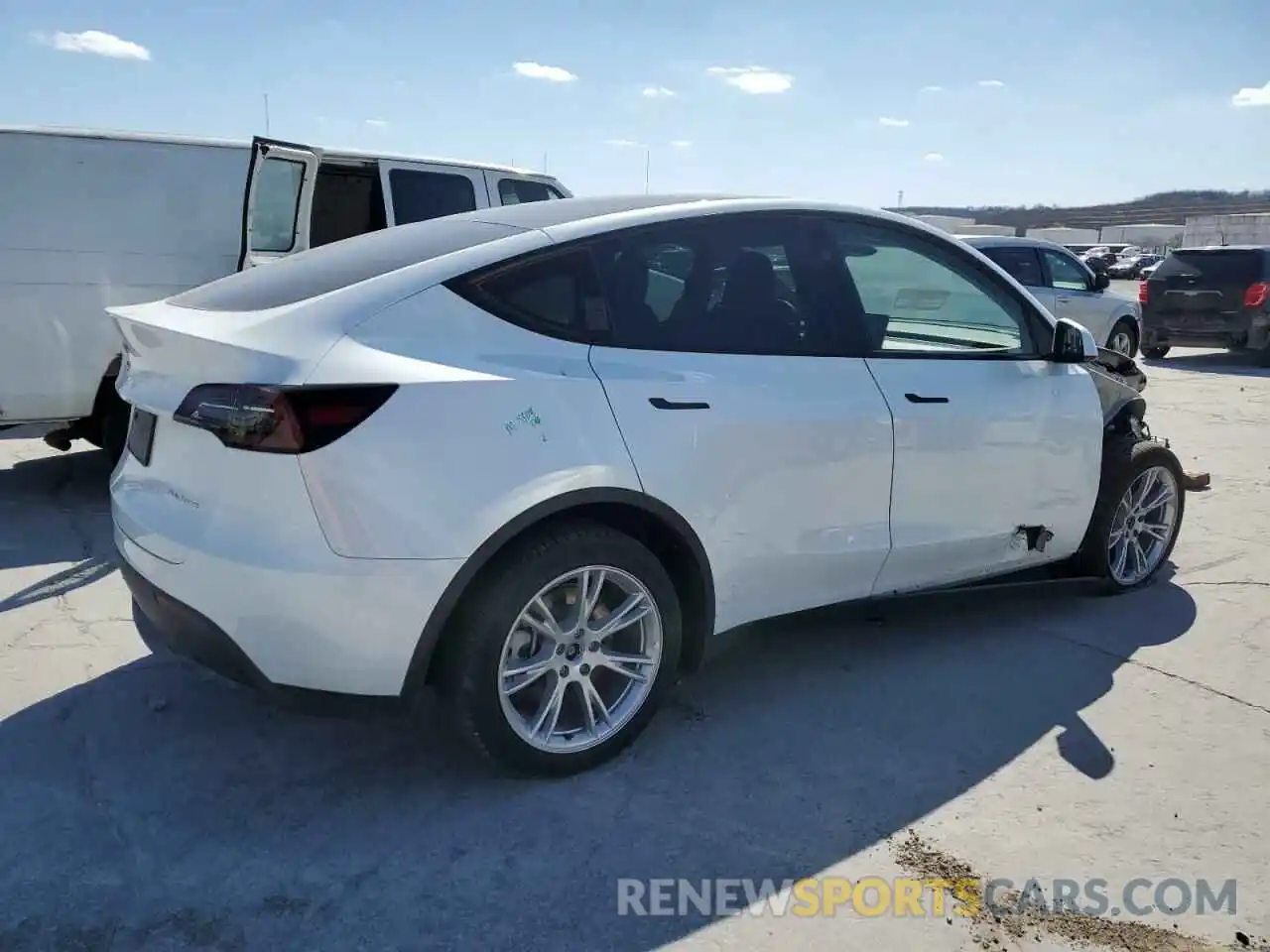 3 Photograph of a damaged car 7SAYGDEE9PA156026 TESLA MODEL Y 2023