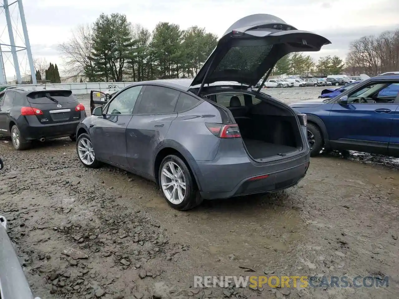 2 Фотография поврежденного автомобиля 7SAYGDEE9PA156785 TESLA MODEL Y 2023