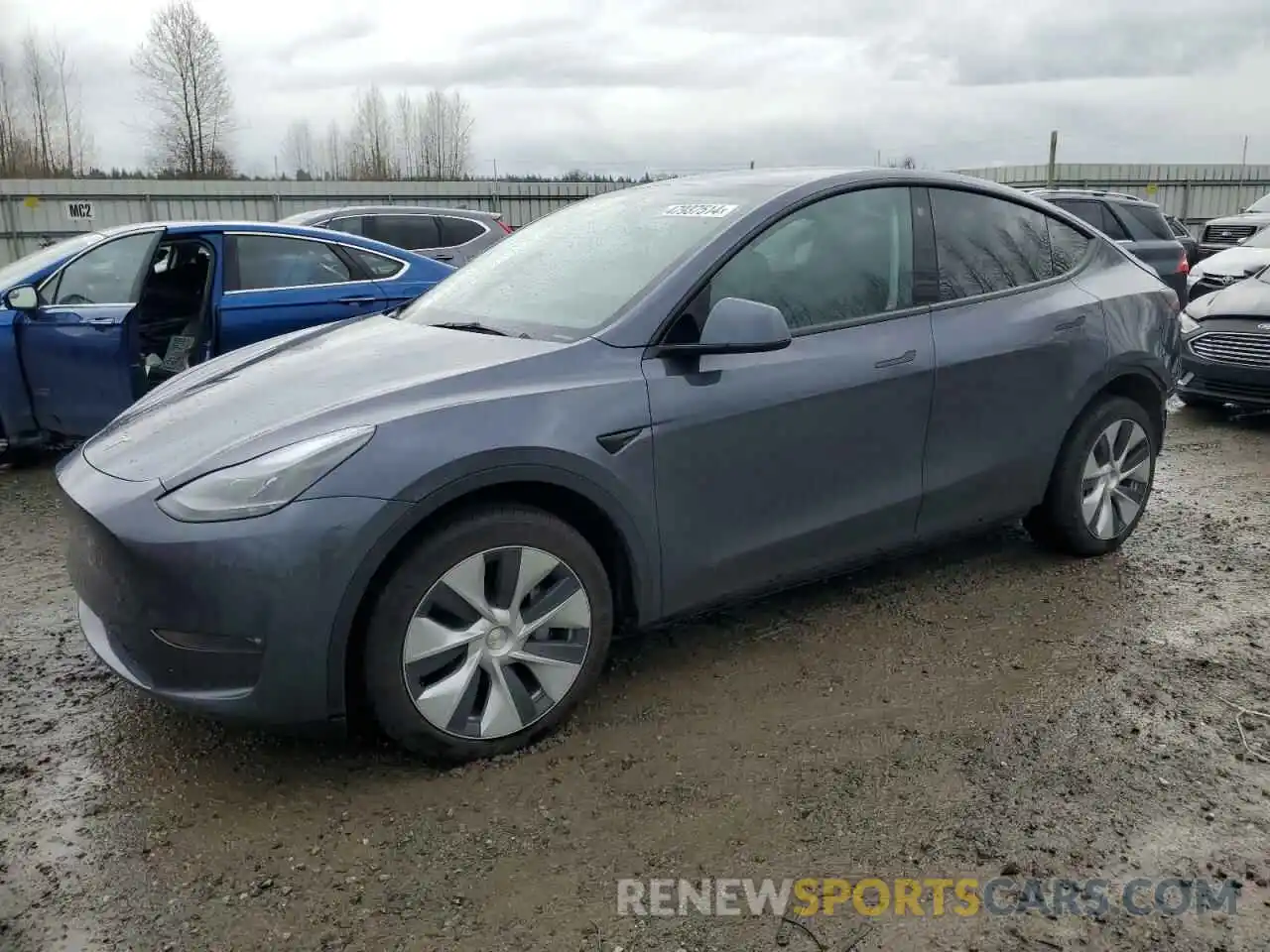 1 Photograph of a damaged car 7SAYGDEE9PF693112 TESLA MODEL Y 2023