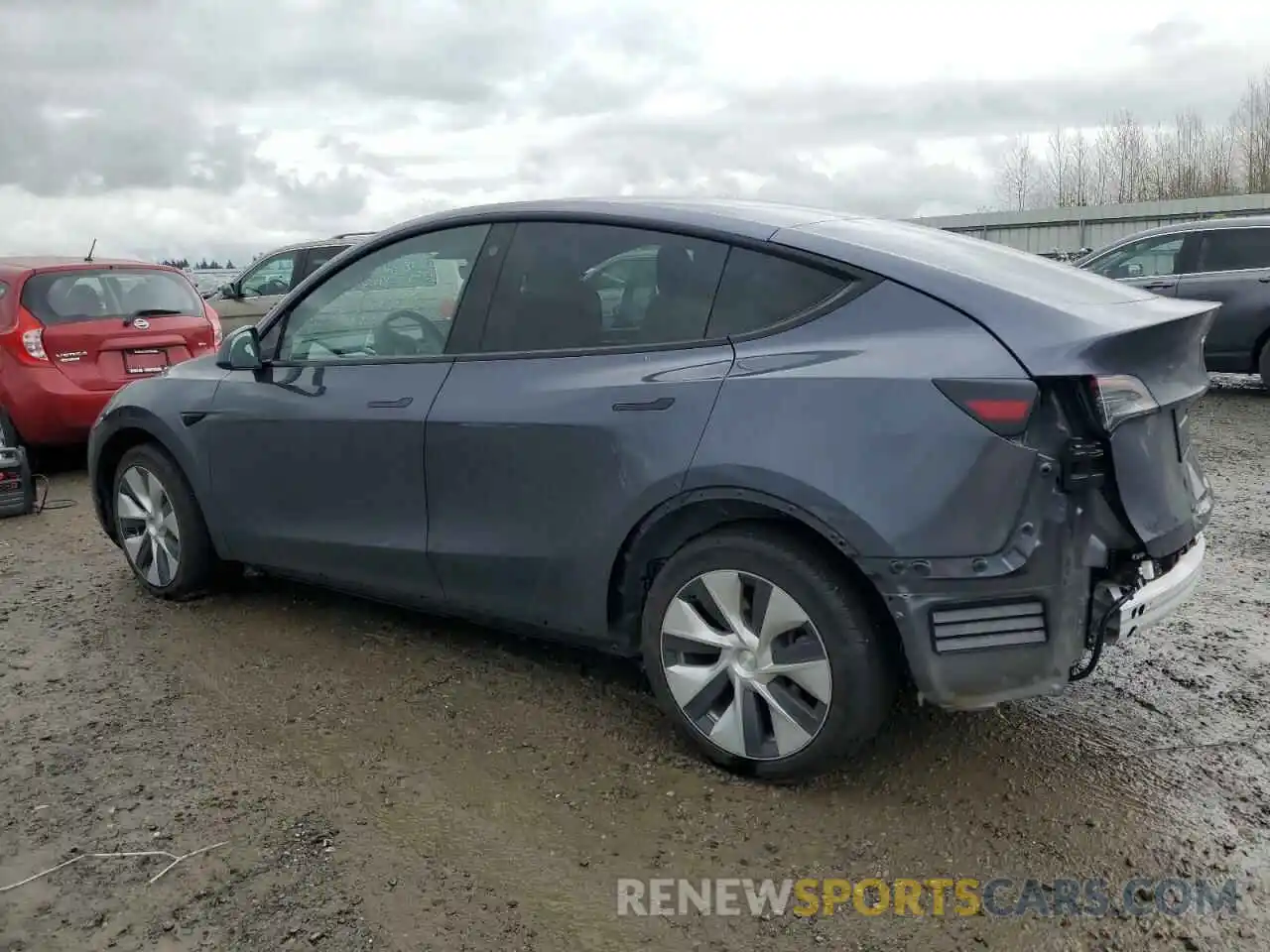 2 Photograph of a damaged car 7SAYGDEE9PF693112 TESLA MODEL Y 2023