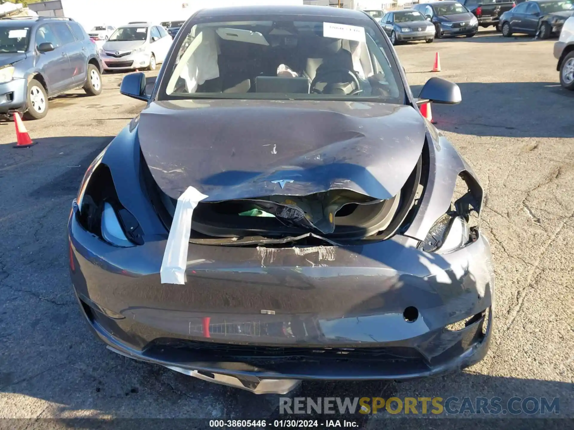 12 Photograph of a damaged car 7SAYGDEE9PF929533 TESLA MODEL Y 2023