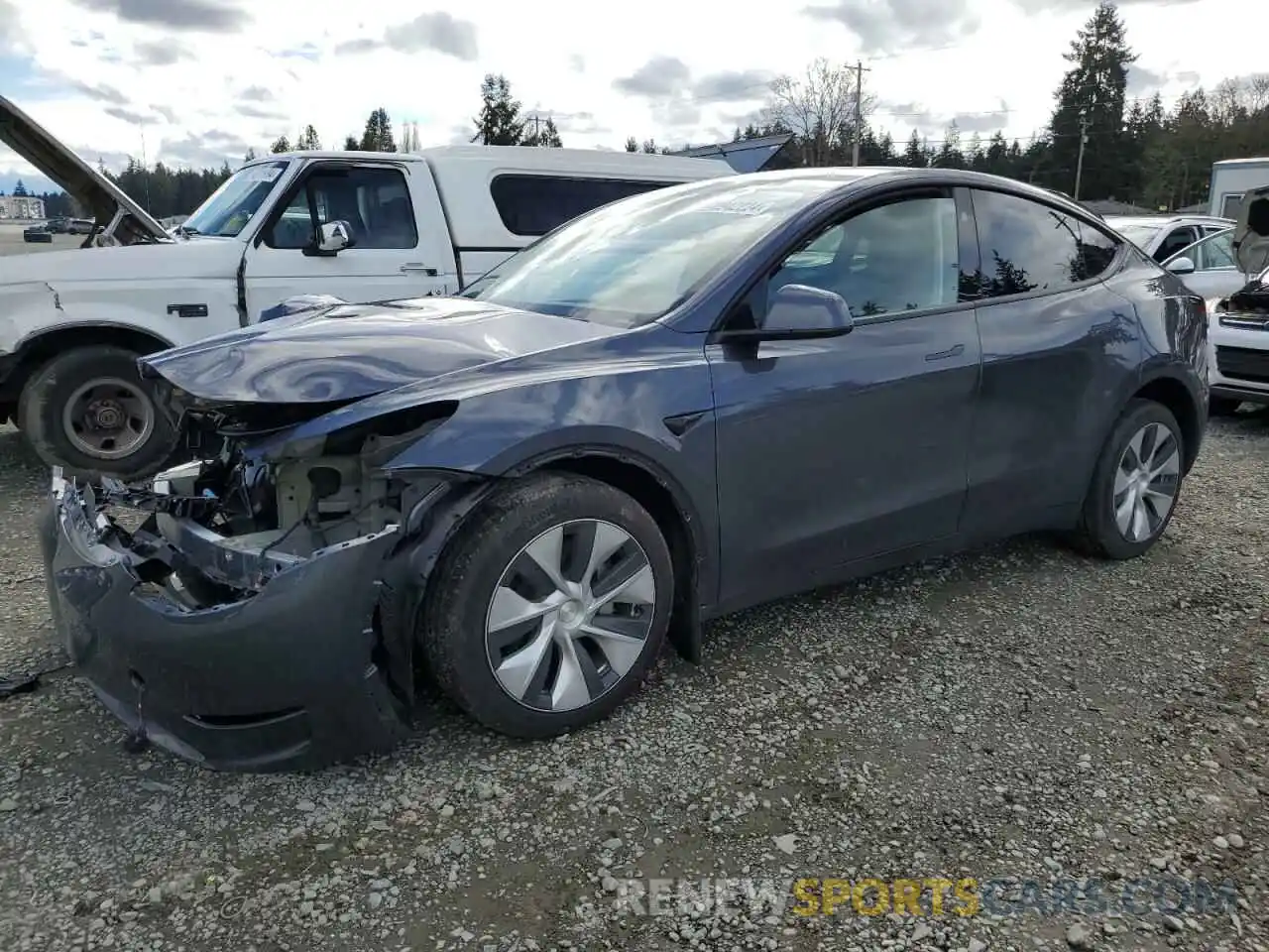 1 Photograph of a damaged car 7SAYGDEE9PF967828 TESLA MODEL Y 2023