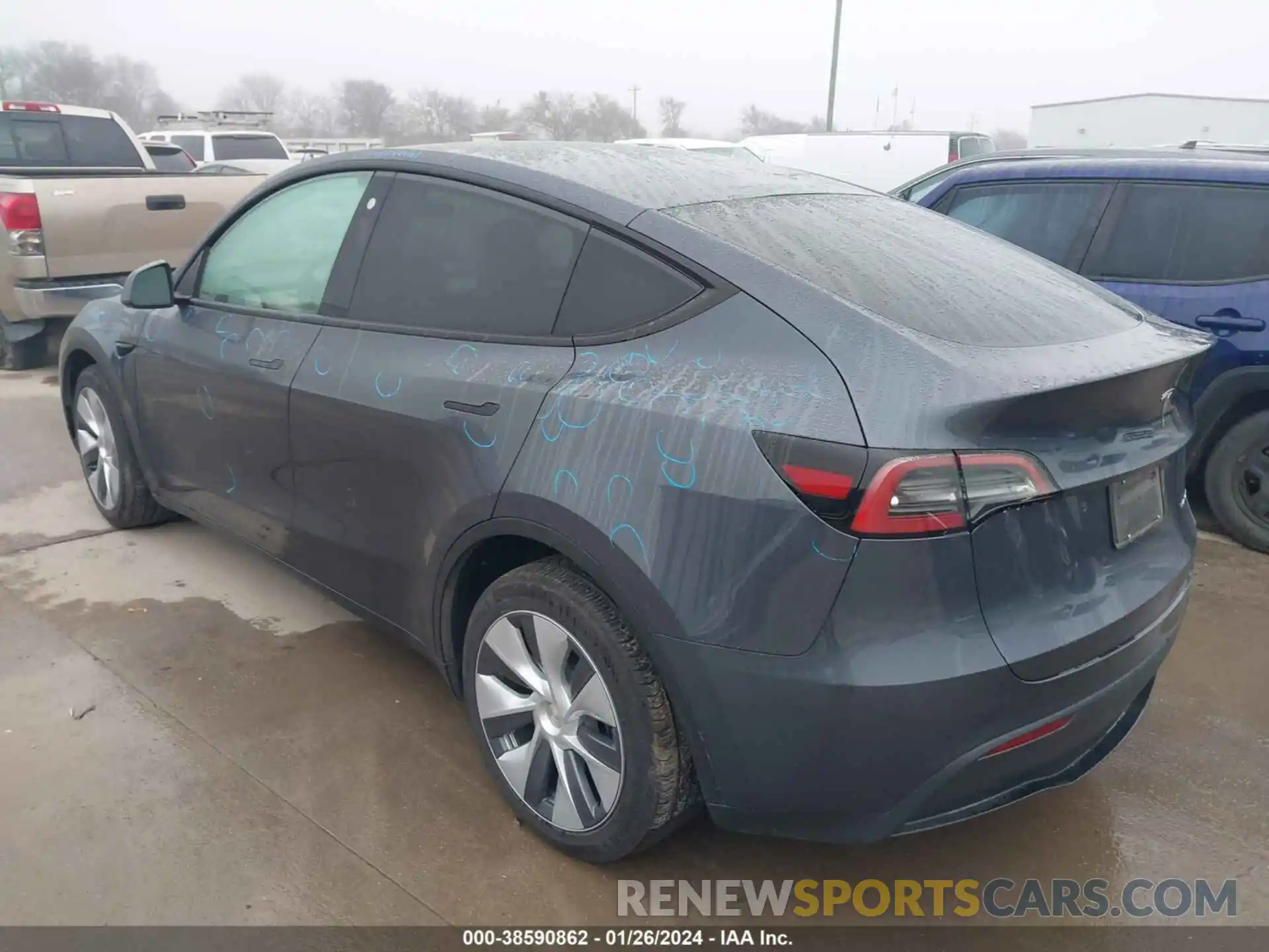 3 Photograph of a damaged car 7SAYGDEEXPA069316 TESLA MODEL Y 2023