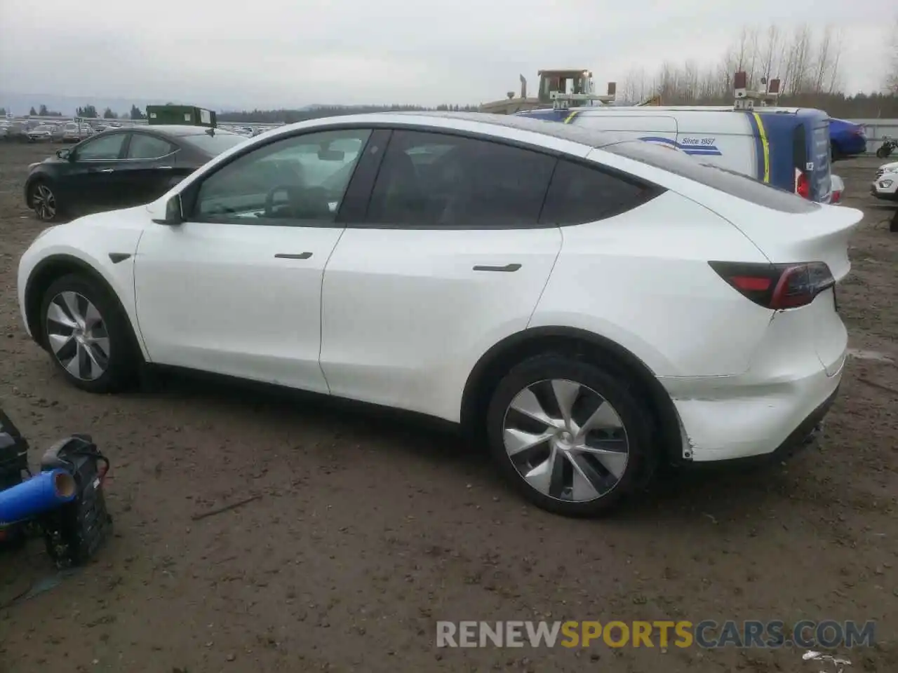 2 Photograph of a damaged car 7SAYGDEEXPF604602 TESLA MODEL Y 2023