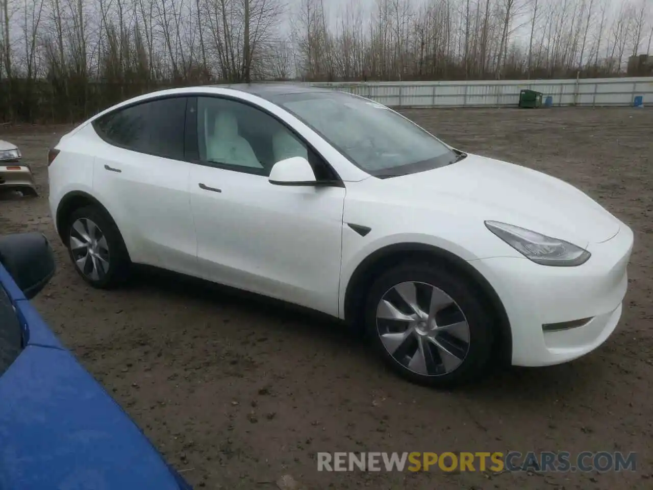 4 Фотография поврежденного автомобиля 7SAYGDEEXPF604602 TESLA MODEL Y 2023