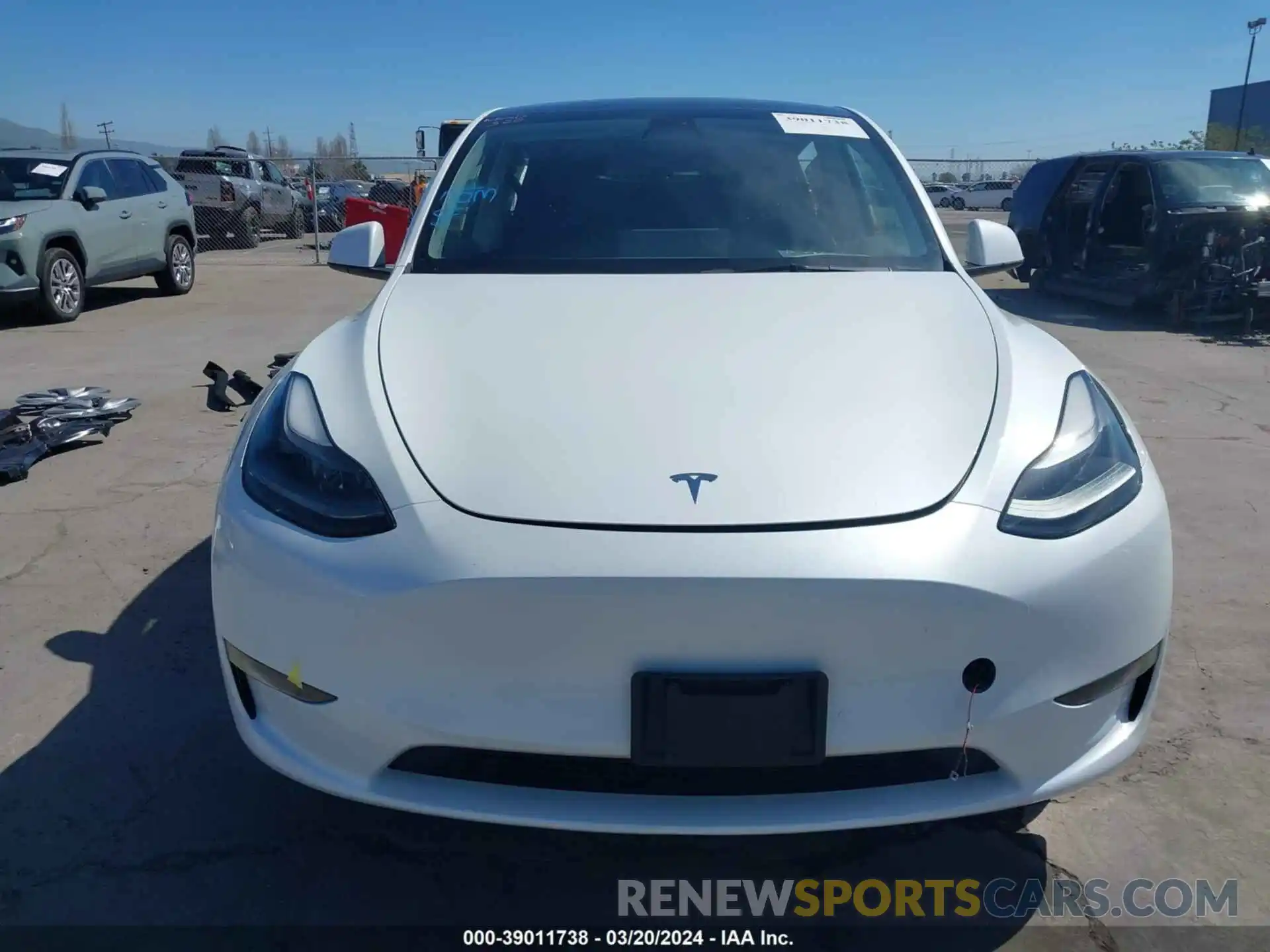 13 Фотография поврежденного автомобиля 7SAYGDEEXPF683379 TESLA MODEL Y 2023