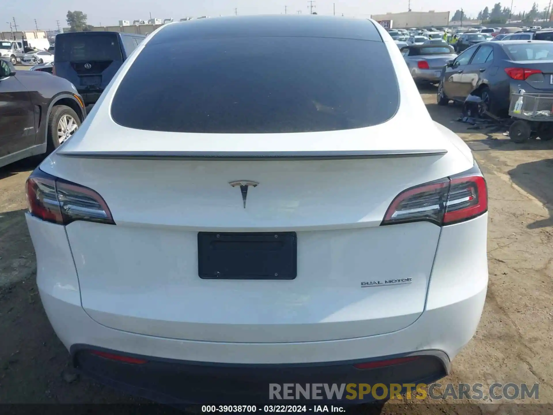 16 Фотография поврежденного автомобиля 7SAYGDEF0PF739757 TESLA MODEL Y 2023