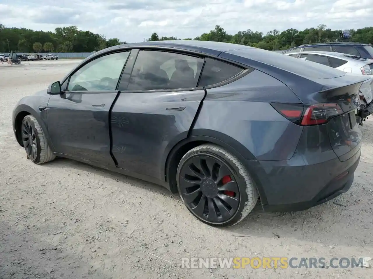 2 Фотография поврежденного автомобиля 7SAYGDEF1PF754073 TESLA MODEL Y 2023