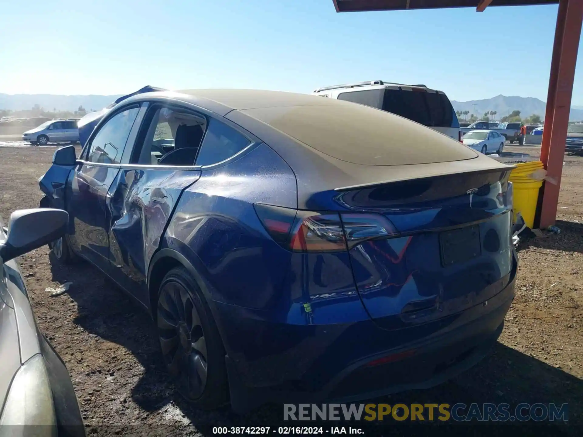 3 Photograph of a damaged car 7SAYGDEF1PF849006 TESLA MODEL Y 2023