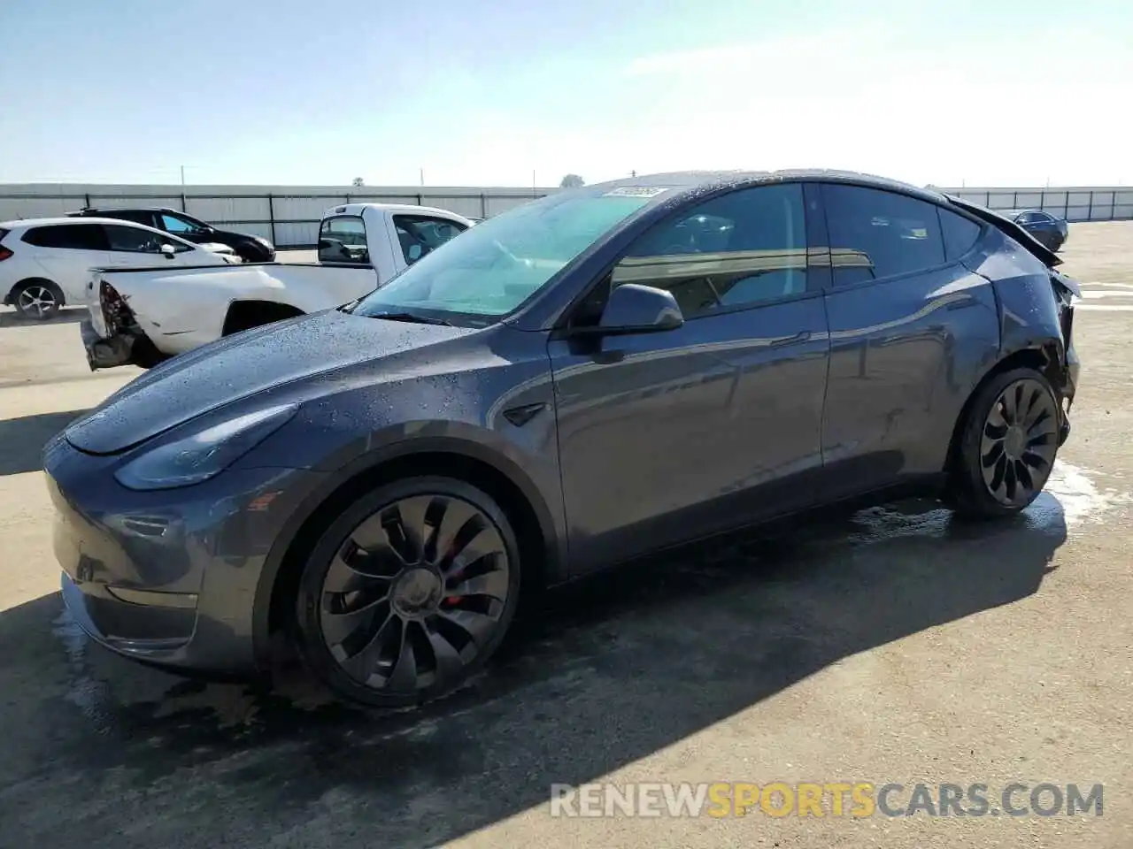 1 Photograph of a damaged car 7SAYGDEF2PF777779 TESLA MODEL Y 2023