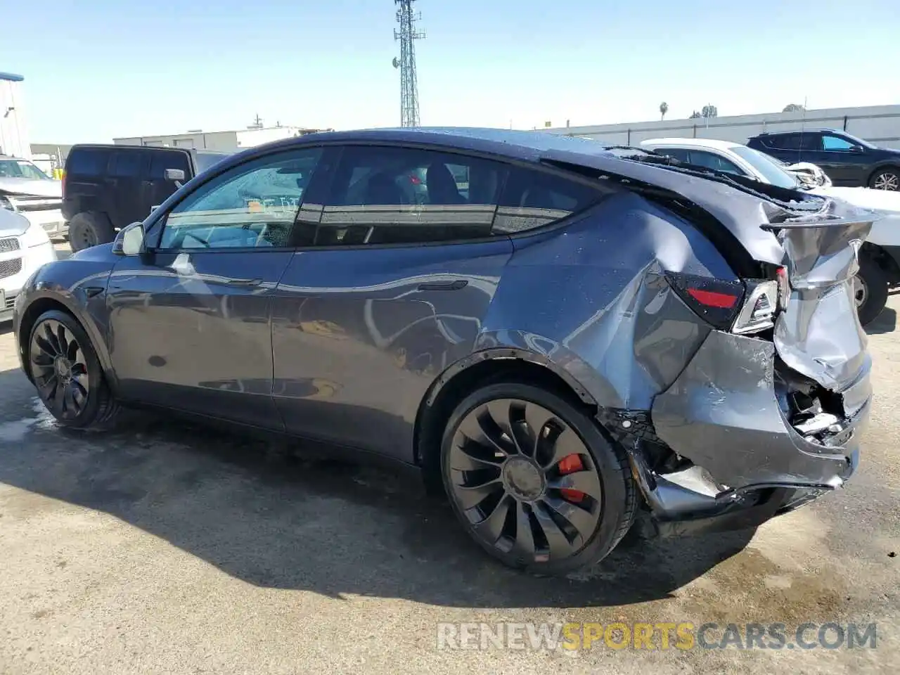 2 Photograph of a damaged car 7SAYGDEF2PF777779 TESLA MODEL Y 2023