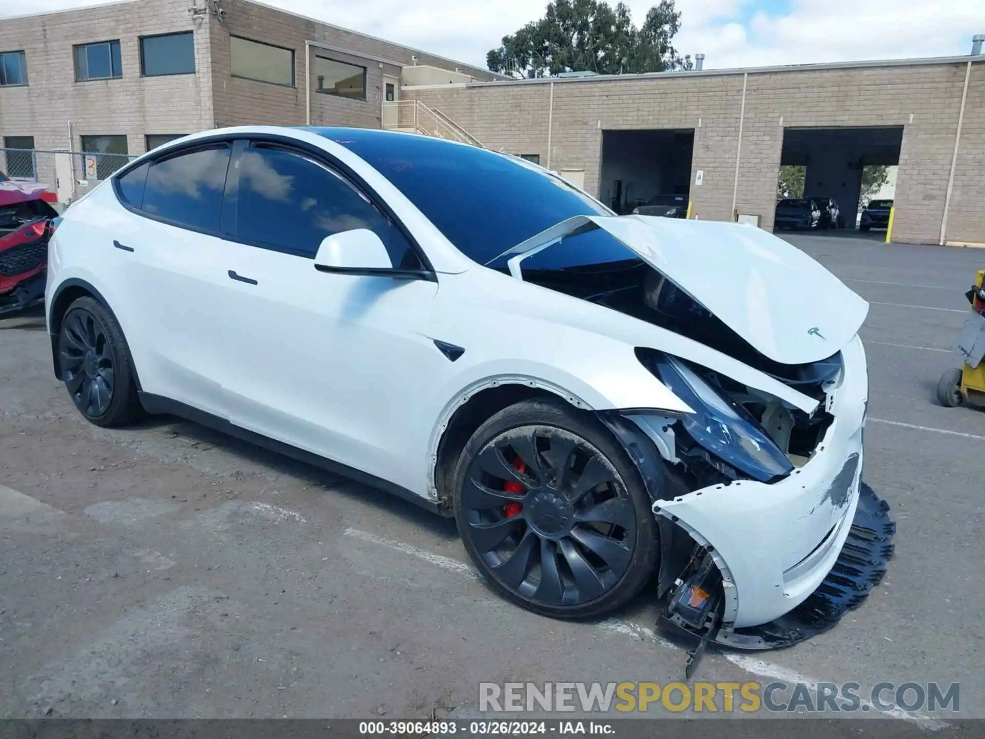 1 Photograph of a damaged car 7SAYGDEF2PF925395 TESLA MODEL Y 2023