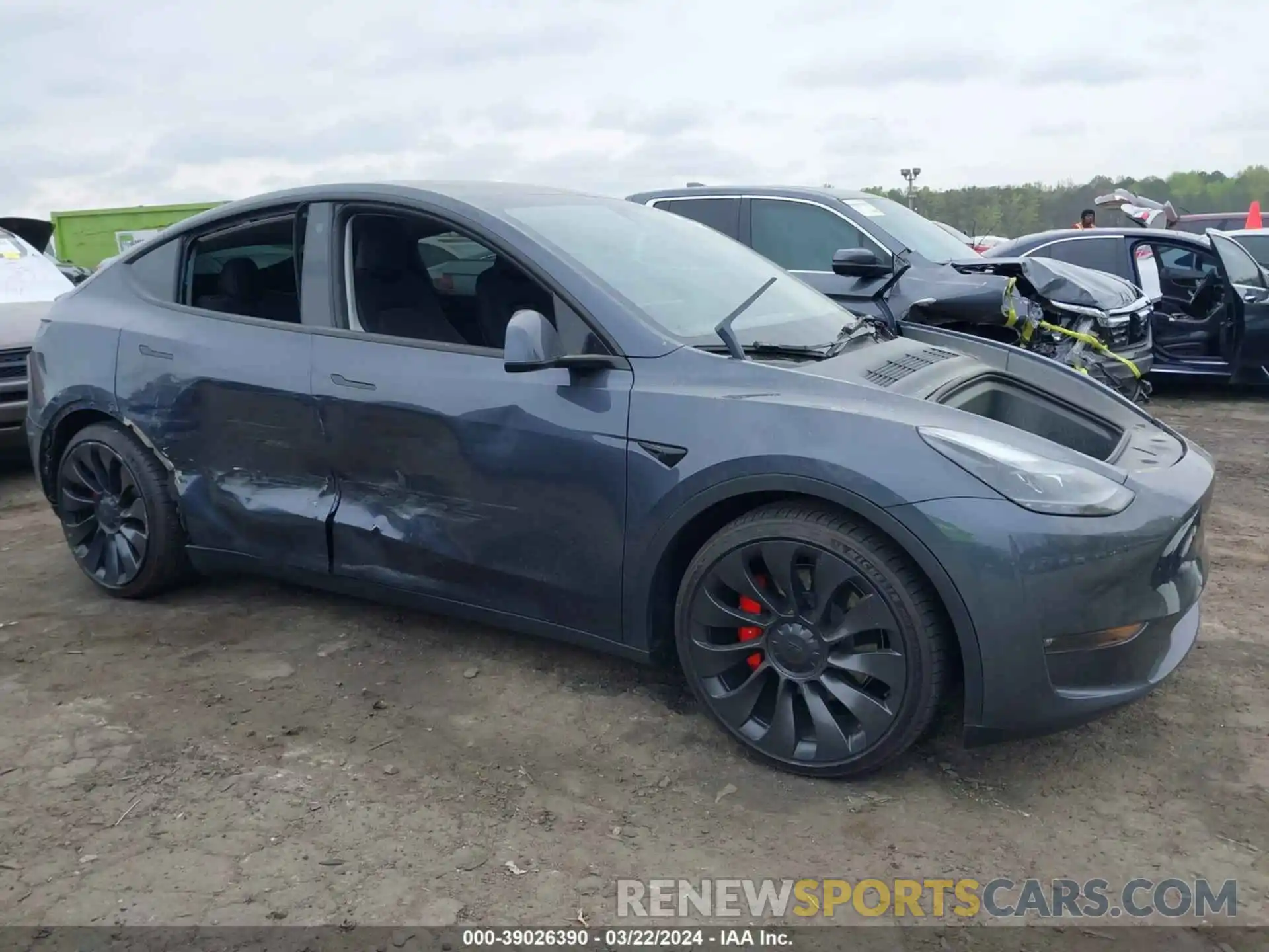 13 Фотография поврежденного автомобиля 7SAYGDEF3PF701214 TESLA MODEL Y 2023