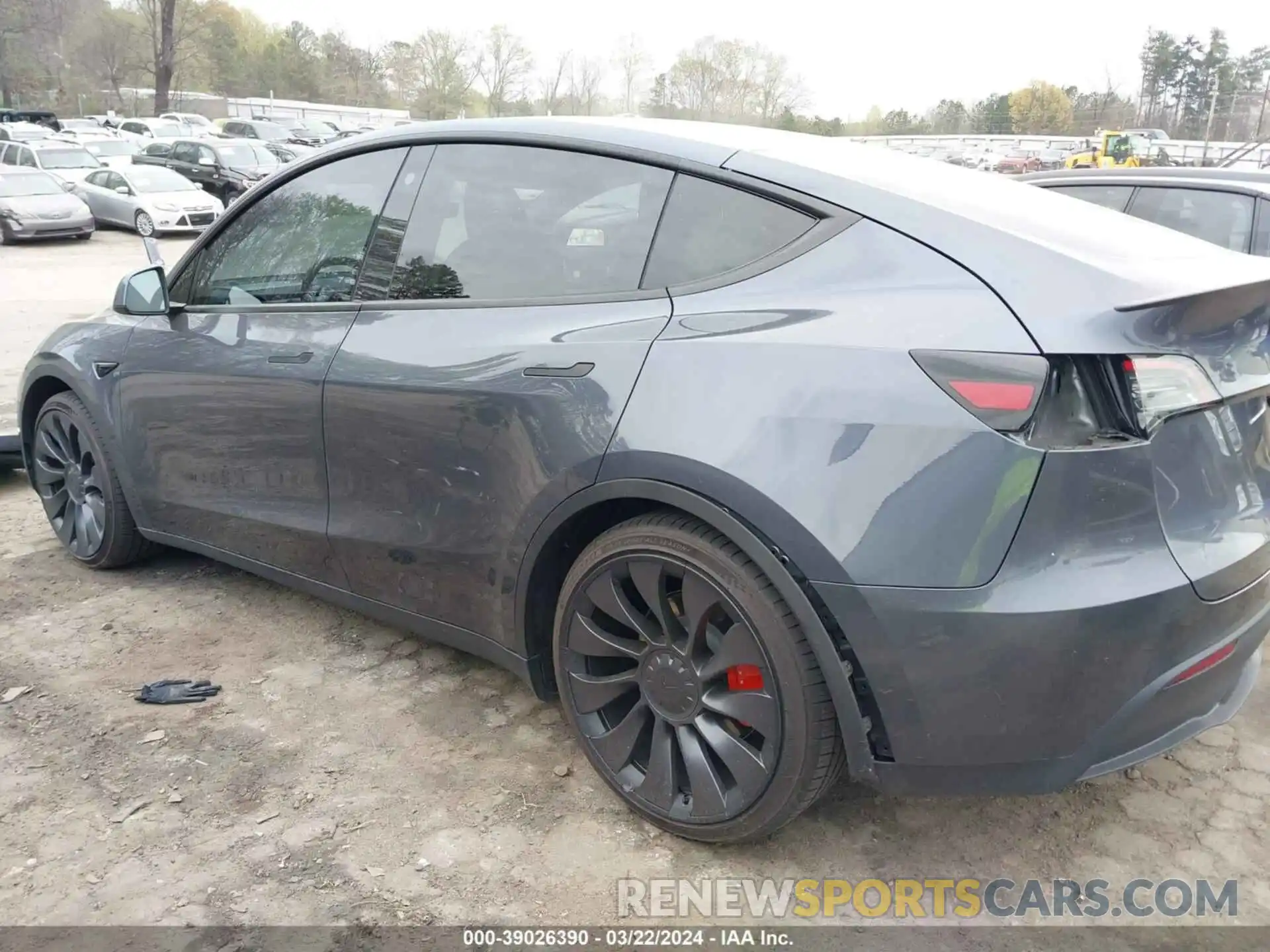 14 Photograph of a damaged car 7SAYGDEF3PF701214 TESLA MODEL Y 2023