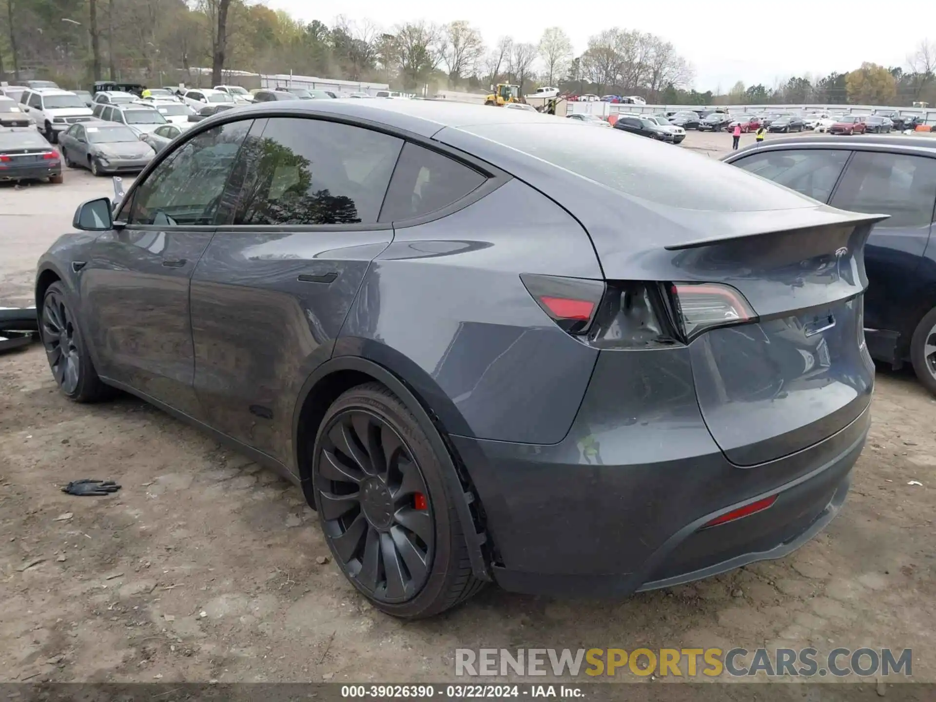 3 Photograph of a damaged car 7SAYGDEF3PF701214 TESLA MODEL Y 2023