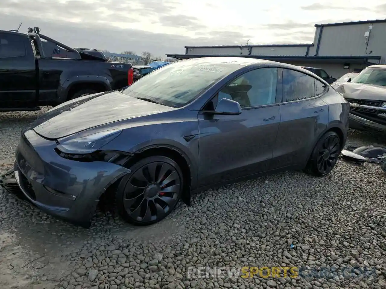 1 Фотография поврежденного автомобиля 7SAYGDEF3PF965422 TESLA MODEL Y 2023